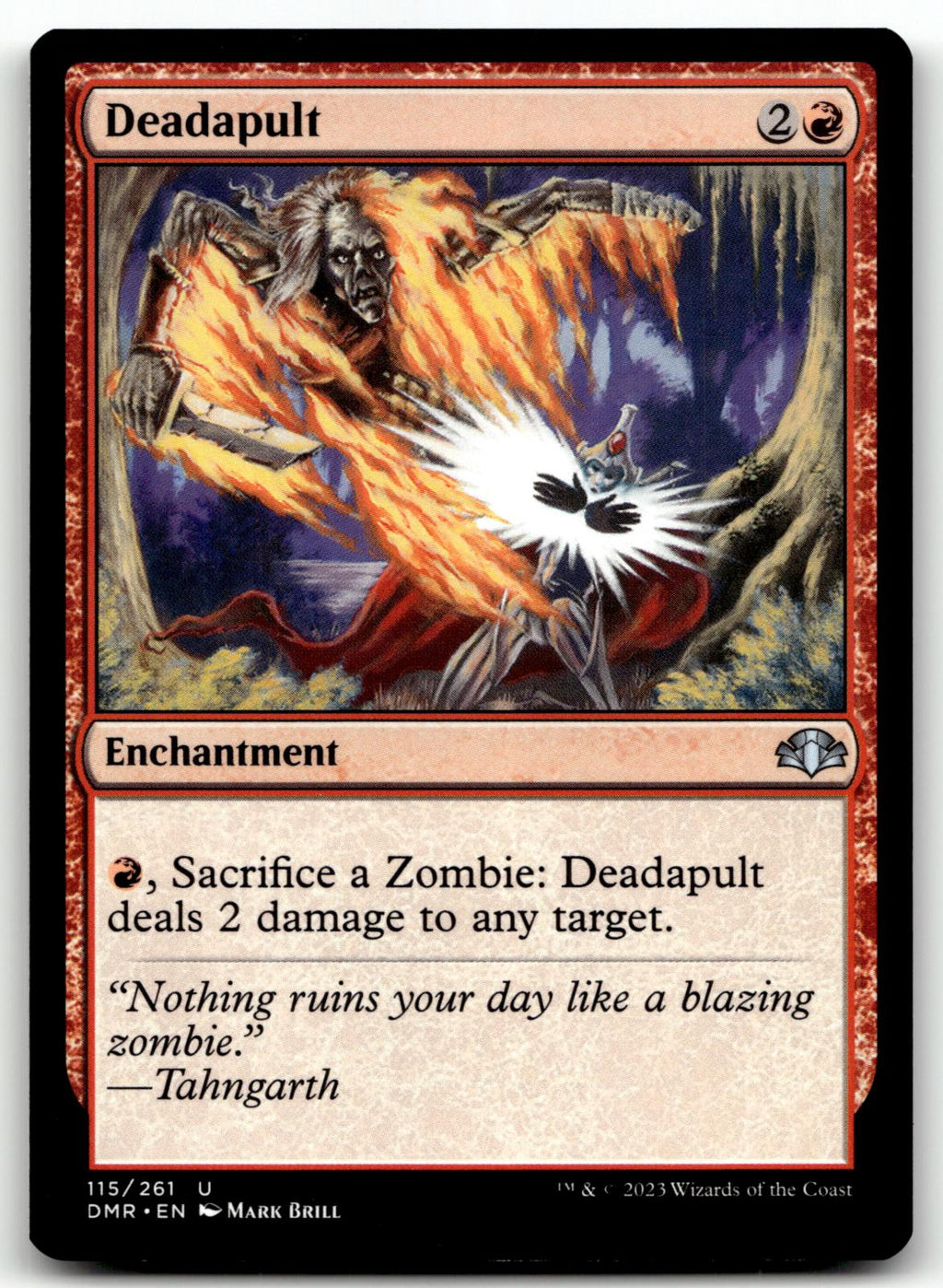Deadapult 115 Uncommon Dominaria Remastered Magic: The Gathering Near Mint