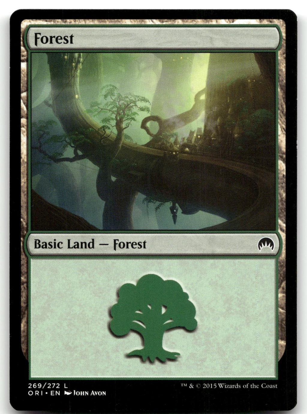 Forest (269) 269 Land Magic Origins Magic: The Gathering Near Mint