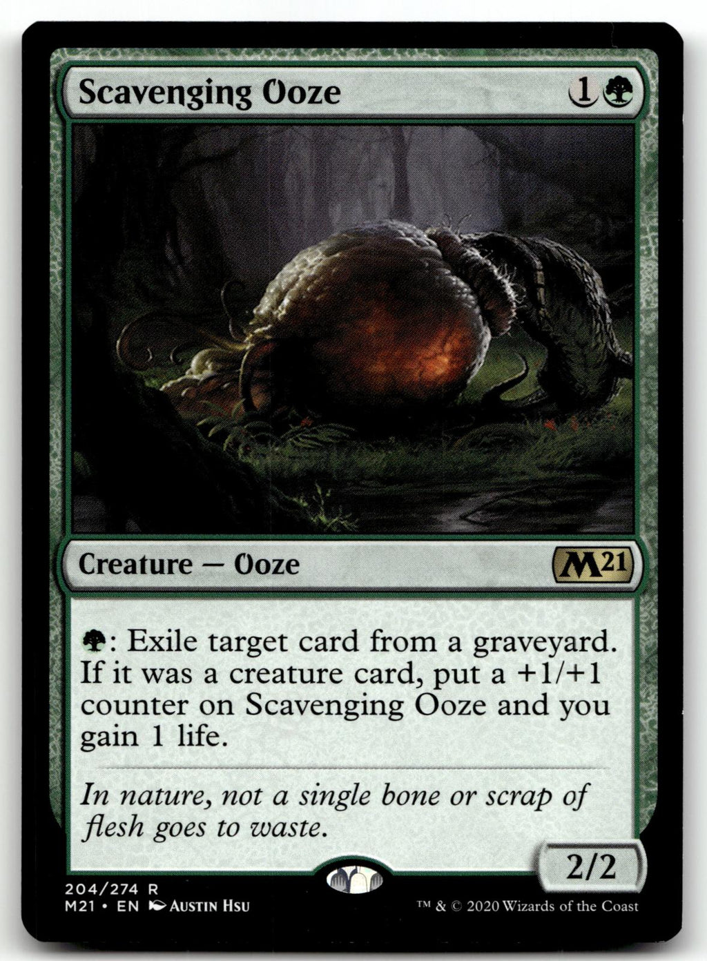 Scavenging Ooze 204 Rare Core Set 2021 Magic: The Gathering Near Mint