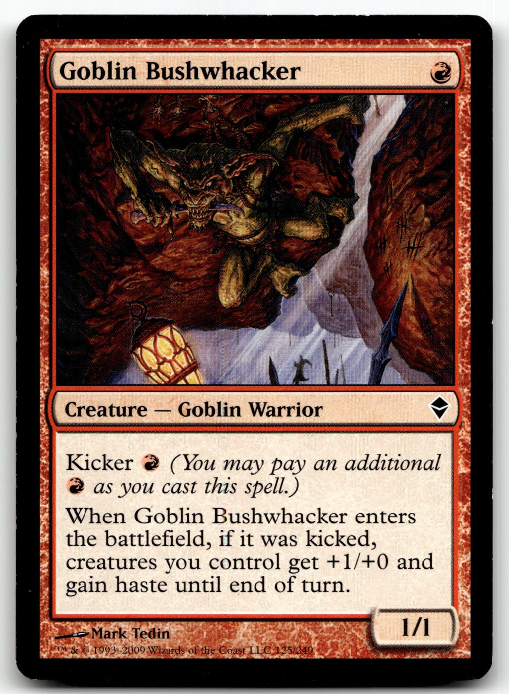 Goblin Bushwhacker 125 Common The List Reprints Magic: The Gathering Foil NM