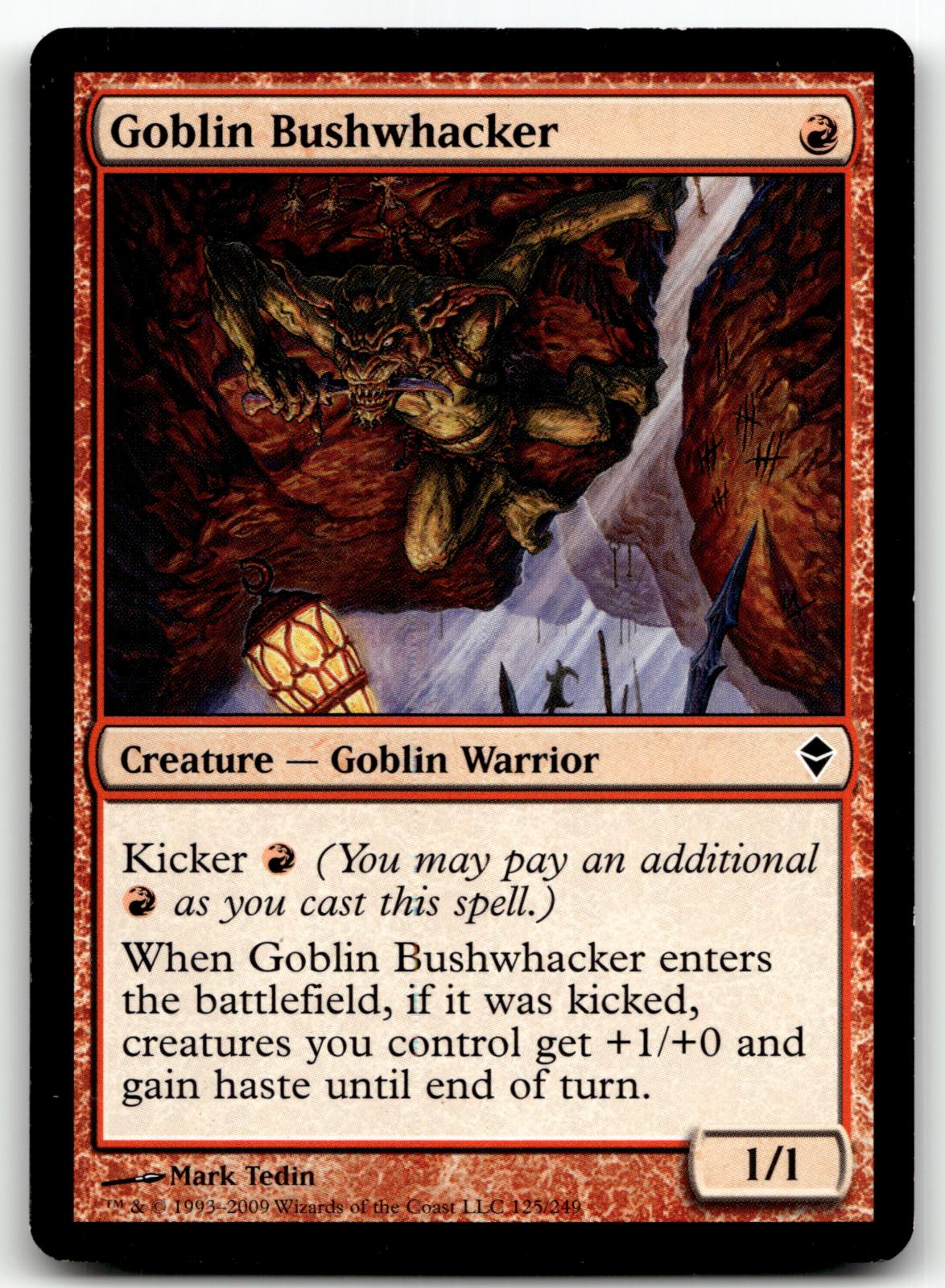 Goblin Bushwhacker 125 Common The List Reprints Magic: The Gathering Foil NM