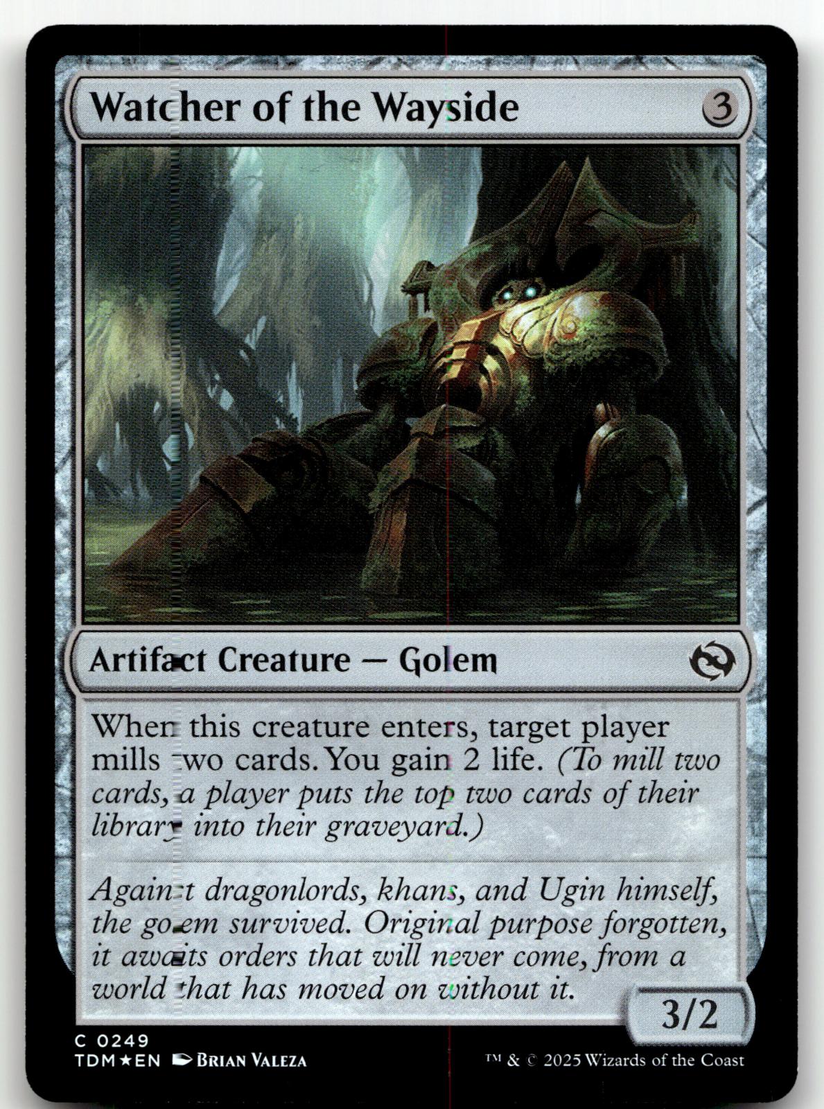 Watcher of the Wayside 249 Tarkir: Dragonstorm Magic: The Gathering Foil NM