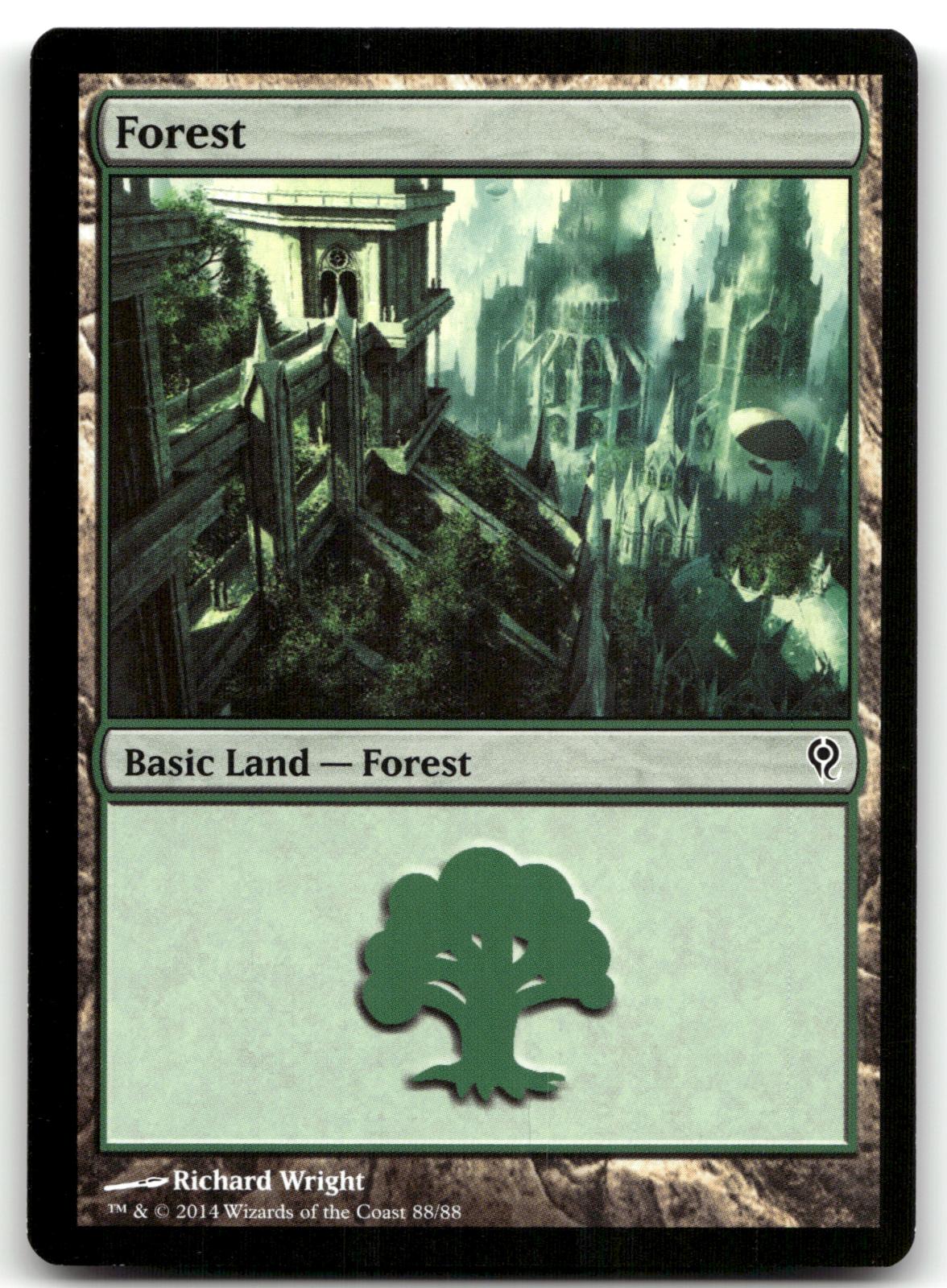 Forest (88) 88 Land Duel Decks: Jace vs. Vraska Magic: The Gathering Near Mint