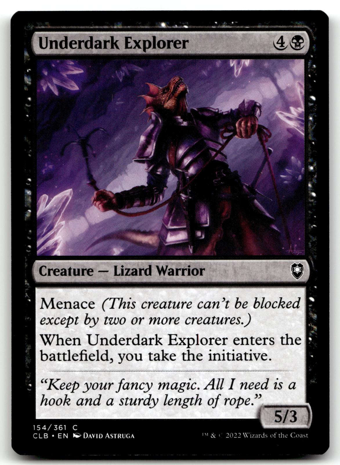 Underdark Explorer 154 Commander Legends: Battle for Baldur's Gate Magic: The Gathering NM