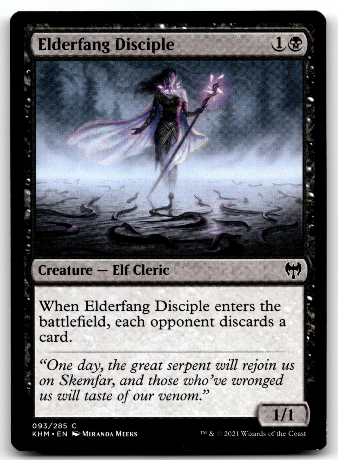 Elderfang Disciple 93 Common Kaldheim Magic: The Gathering Near Mint