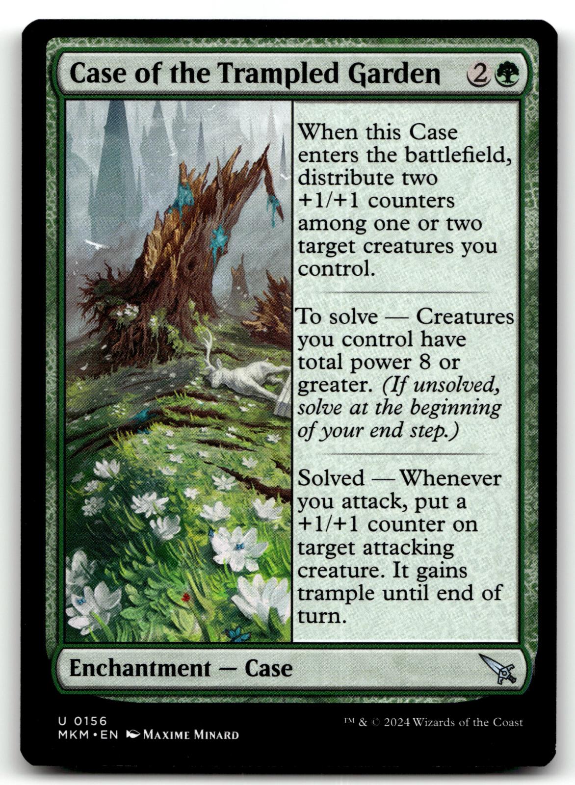 Case of the Trampled Garden 156 Murders at Karlov Manor Magic: The Gathering NM