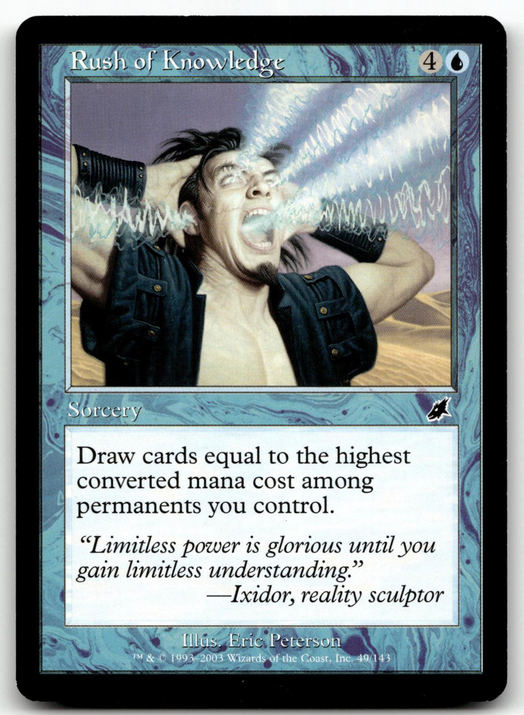 Rush of Knowledge 49 Common Scourge Magic: The Gathering Near Mint