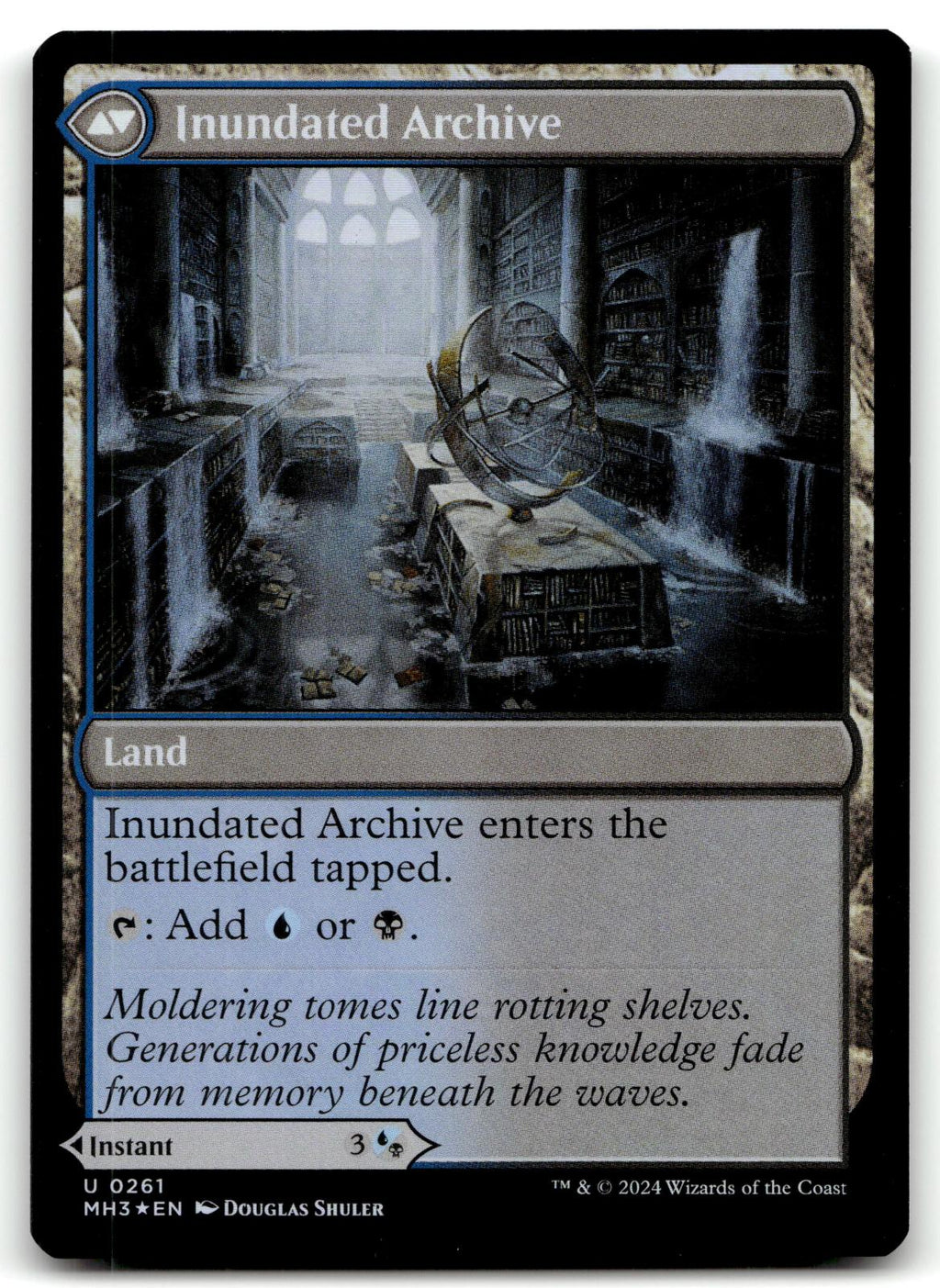 Waterlogged Teachings 261 Modern Horizons 3 Magic: The Gathering Foil NM