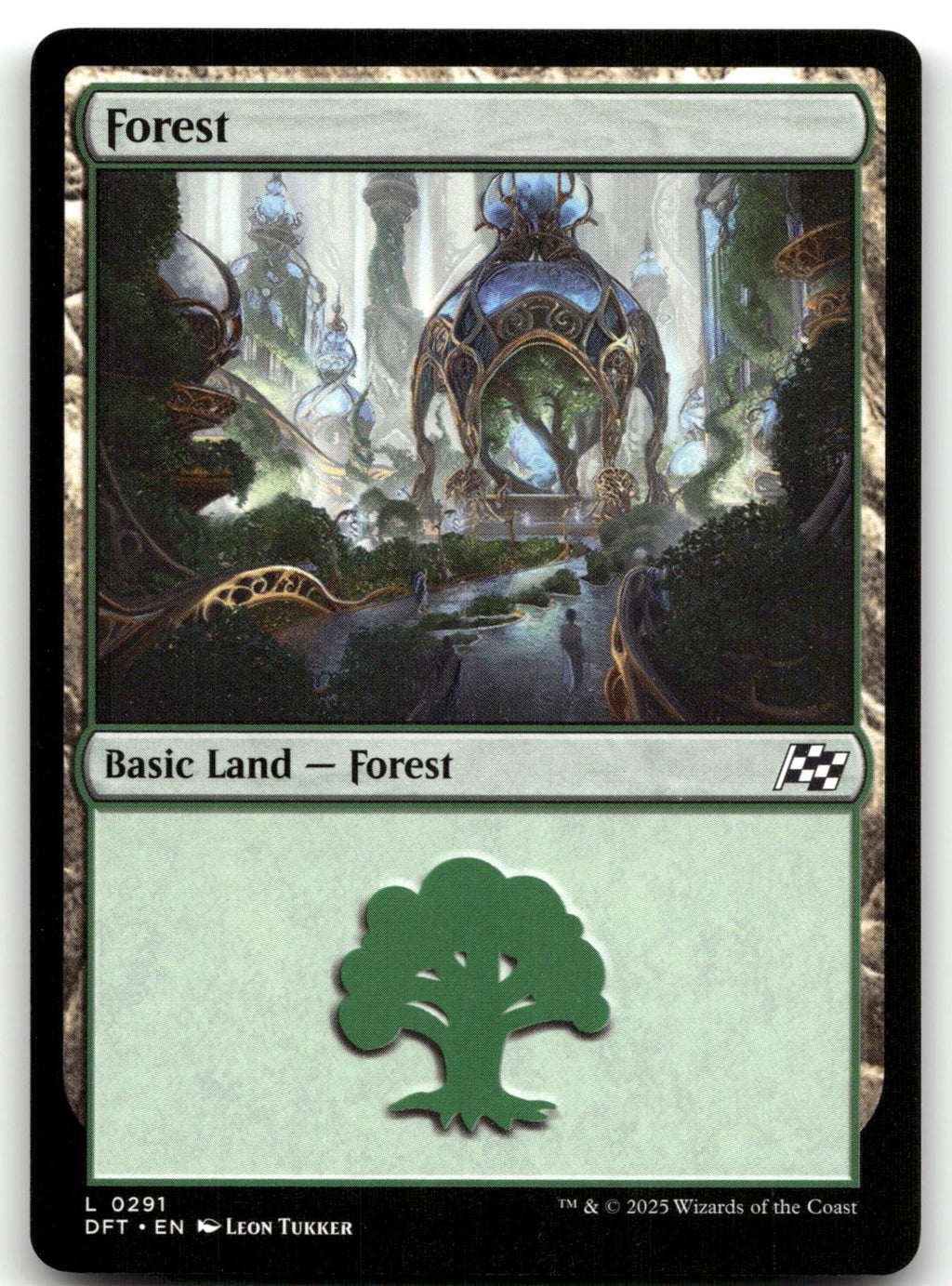 Forest (0291) 291 Land Aetherdrift Magic: The Gathering Near Mint
