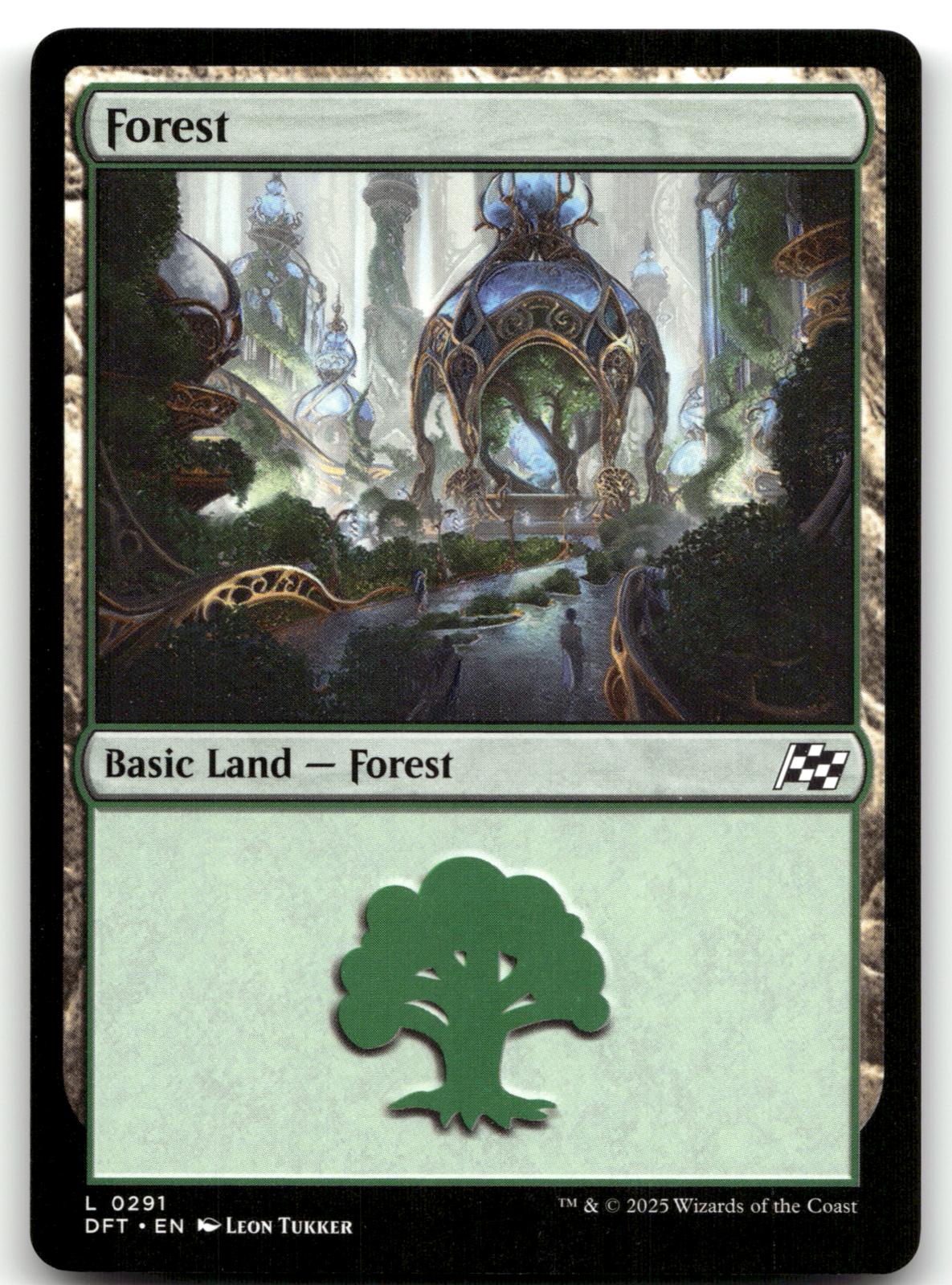 Forest (0291) 291 Land Aetherdrift Magic: The Gathering Near Mint