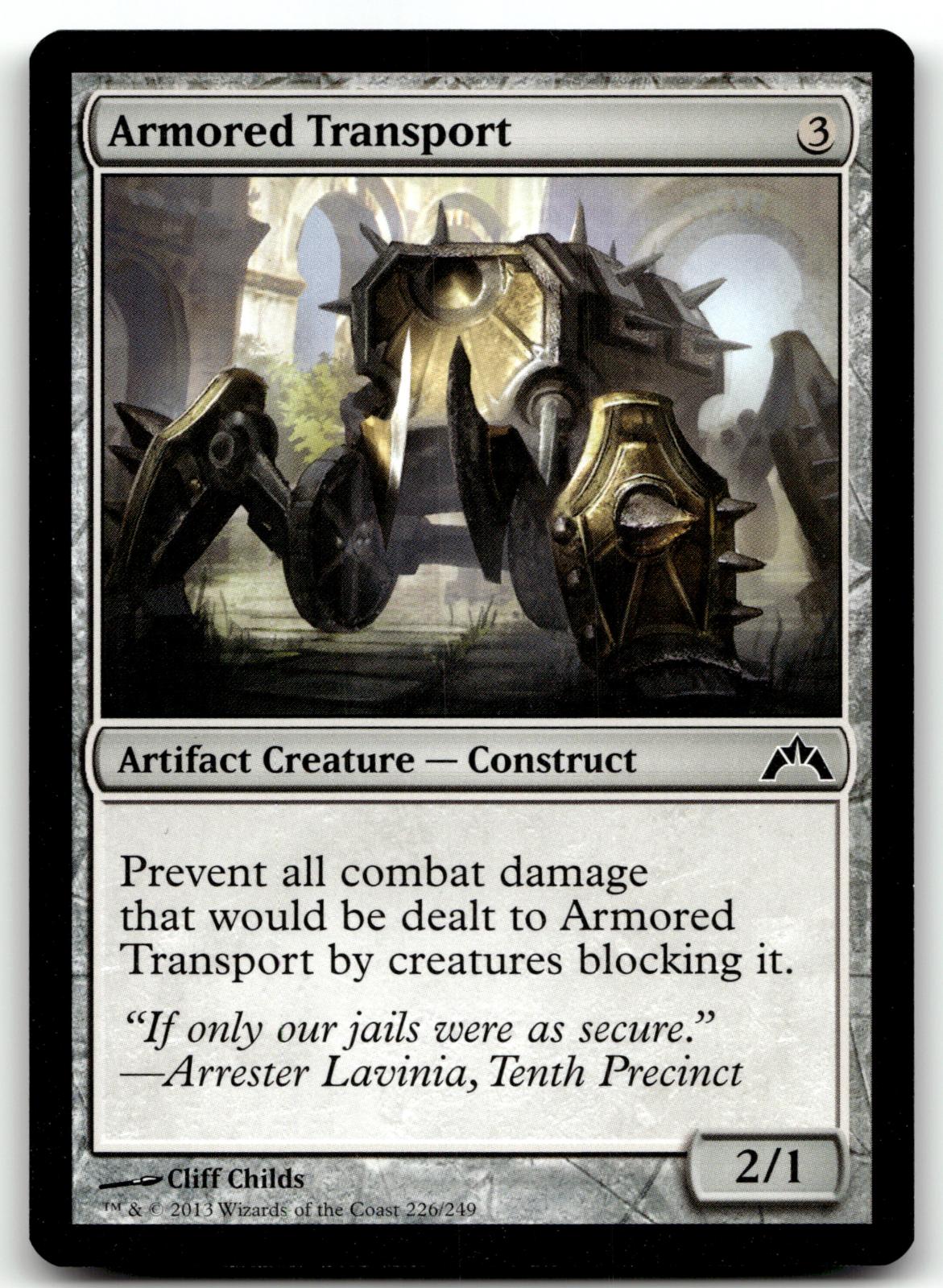 Armored Transport 226 Common Gatecrash Magic: The Gathering Near Mint