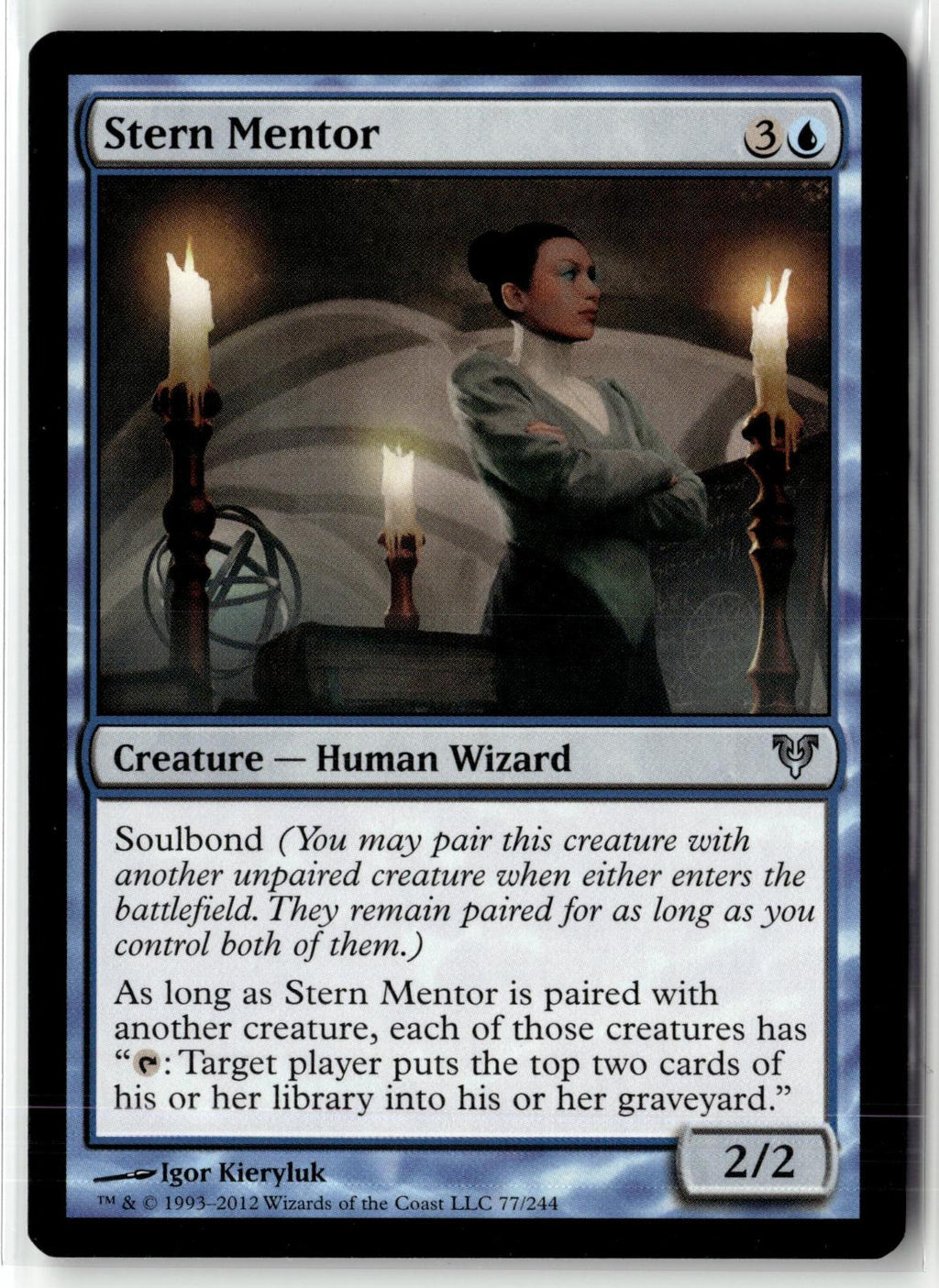 Stern Mentor 77 Uncommon Avacyn Restored Magic: The Gathering Near Mint