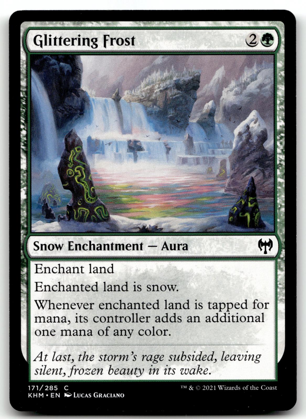 Glittering Frost 171 Common Kaldheim Magic: The Gathering Near Mint