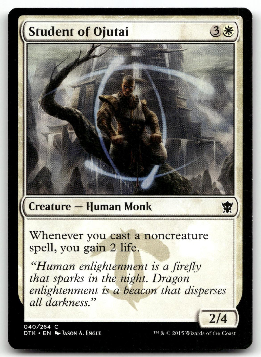 Student of Ojutai 40 Common Dragons of Tarkir Magic: The Gathering Near Mint