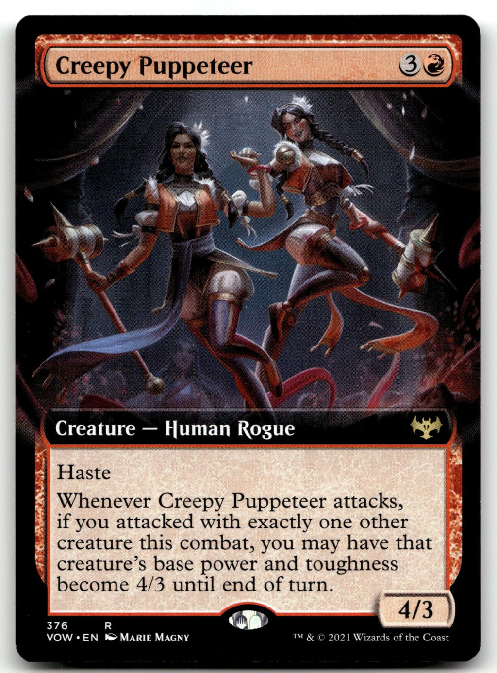 Creepy Puppeteer (Extended Art) 376 Innistrad: Crimson Vow Magic: The Gathering NM
