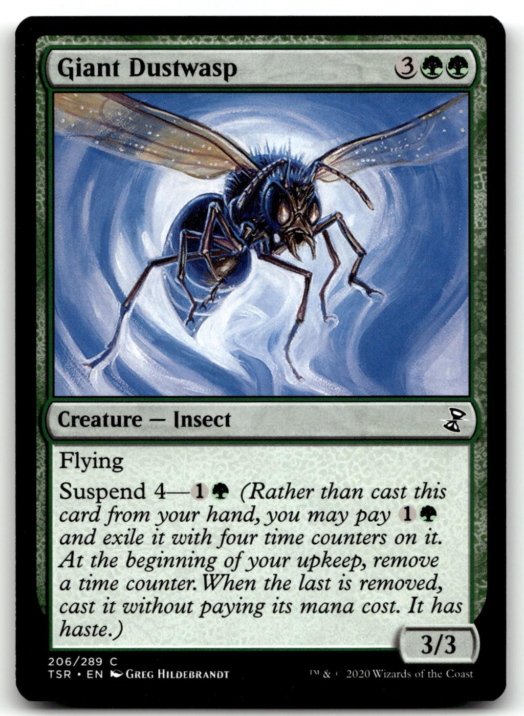Giant Dustwasp 206 Common Time Spiral: Remastered Magic: The Gathering Near Mint