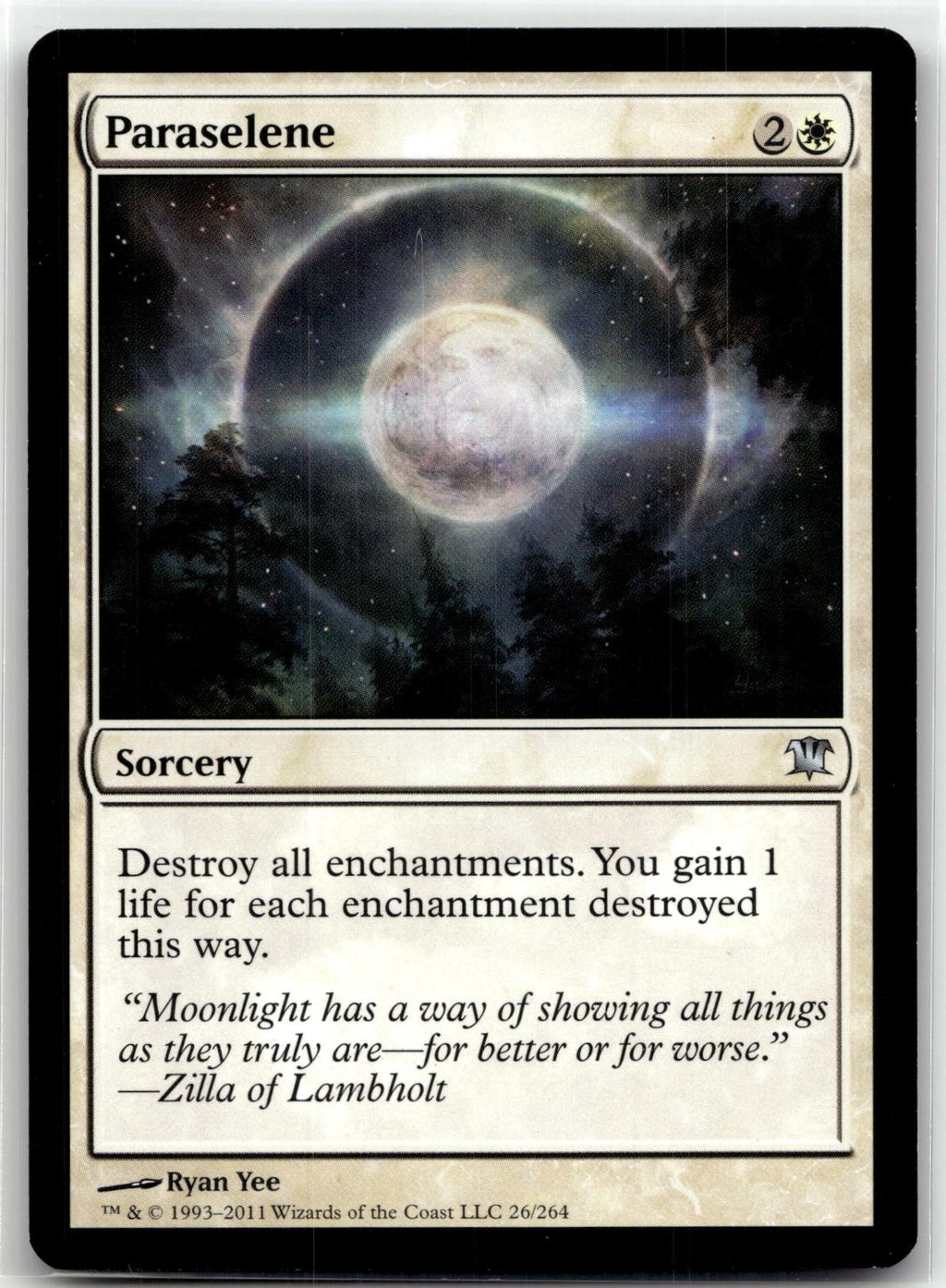 Paraselene 26 Uncommon Innistrad Magic: The Gathering Near Mint