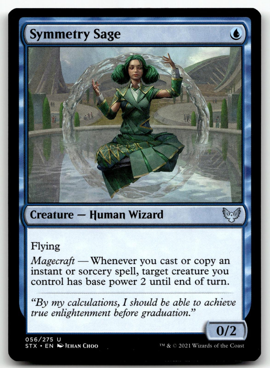 Symmetry Sage 56 Uncommon Strixhaven: School of Mages Magic: The Gathering NM