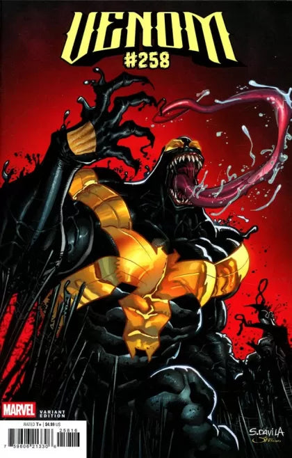 All-New Venom #258D Debut of a new Venom (Mary Jane) look (Sergio Davila Incentive Variant (1:25)