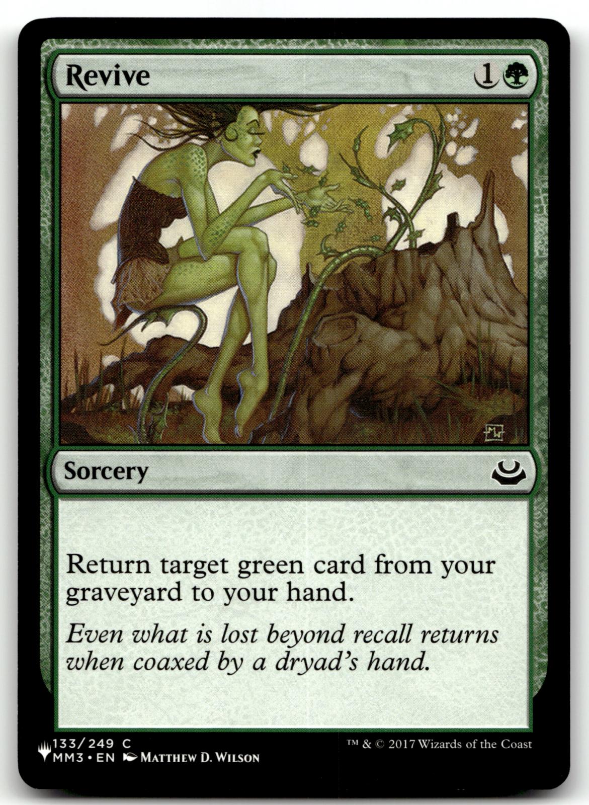 Revive 133 Common Modern Masters 2017 Magic: The Gathering Near Mint