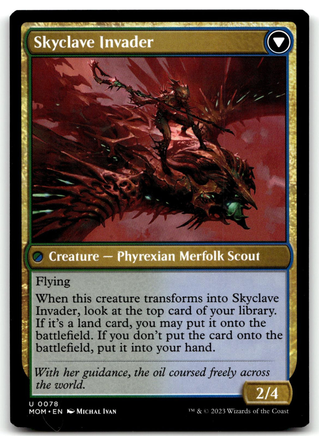 Skyclave Aerialist 78 Uncommon March of the Machine Magic: The Gathering NM