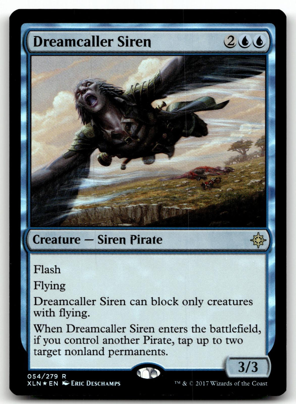 Dreamcaller Siren 54 Rare Ixalan Magic: The Gathering Foil Near Mint