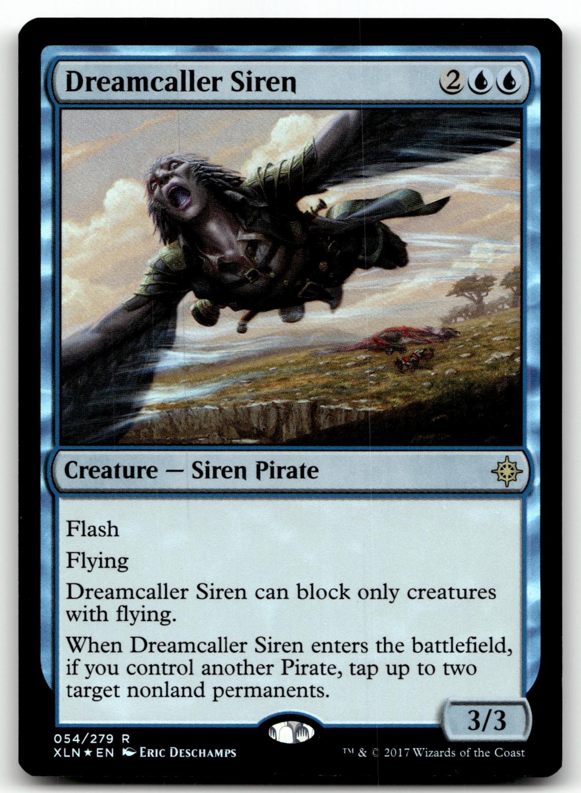 Dreamcaller Siren 54 Rare Ixalan Magic: The Gathering Foil Near Mint