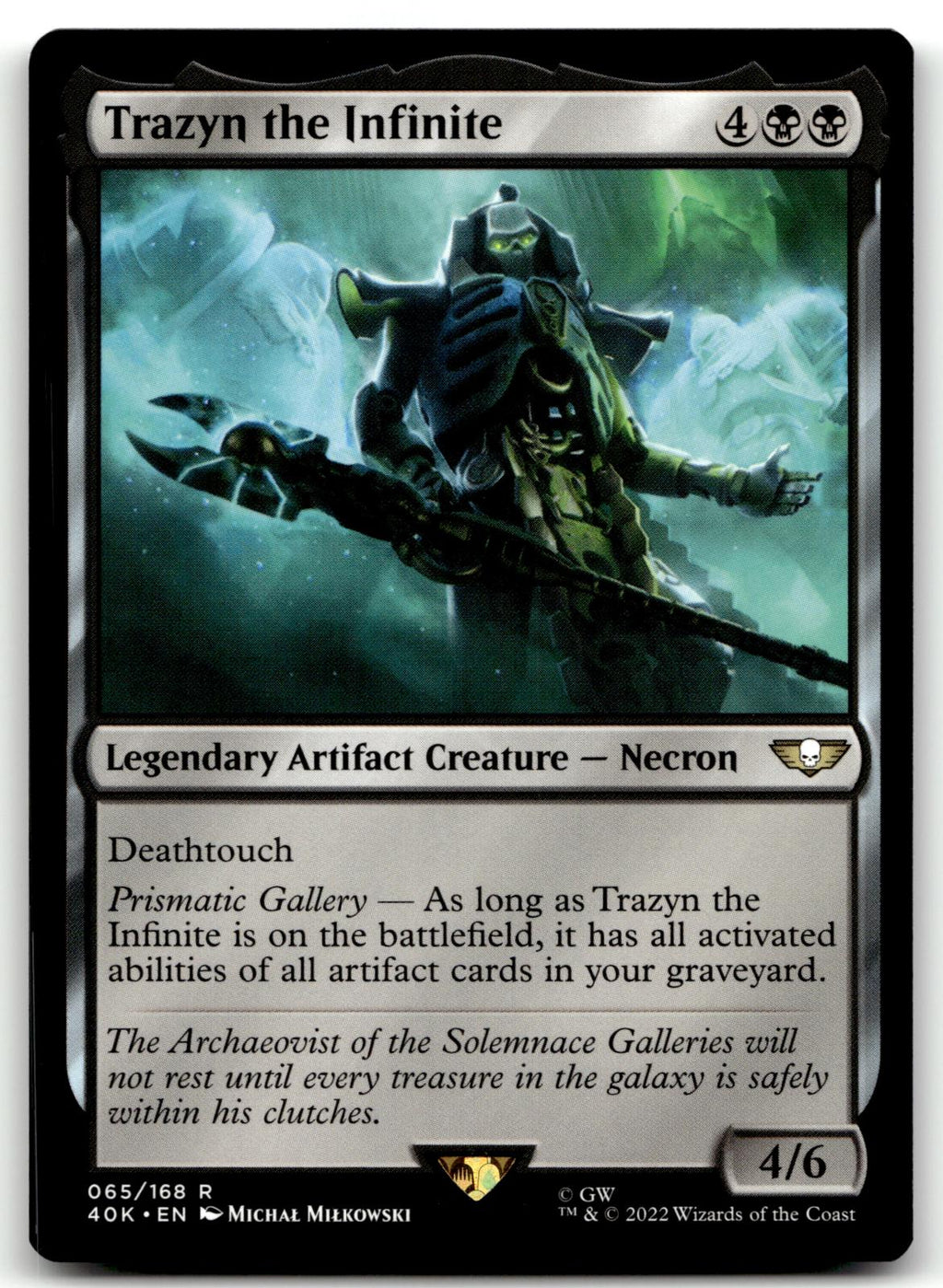 Trazyn the Infinite 65 Universes Beyond: Warhammer 40,000 Magic: The Gathering NM