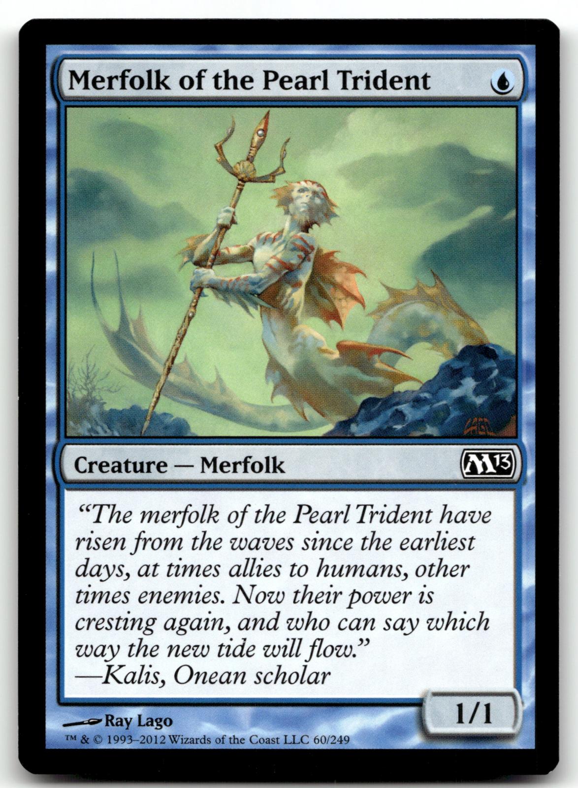 Merfolk of the Pearl Trident 60 Common Magic 2013 (M13) Magic: The Gathering NM