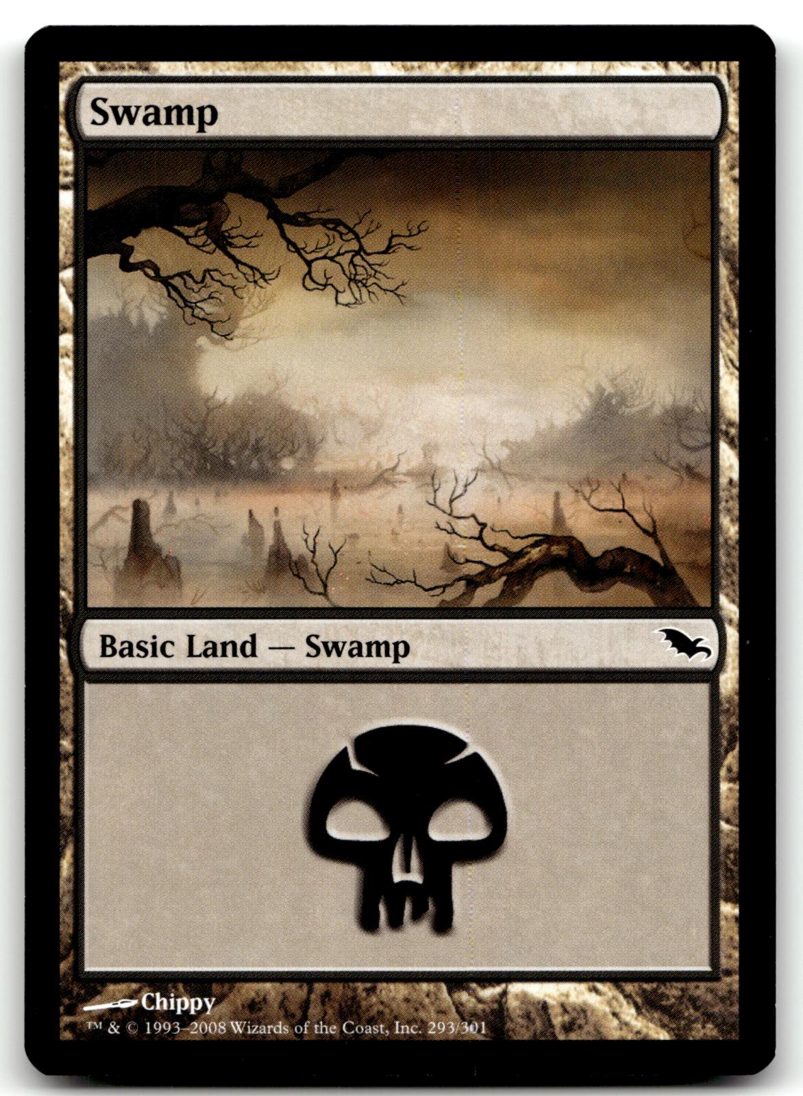 Swamp (293) 293 Land Shadowmoor Magic: The Gathering Near Mint