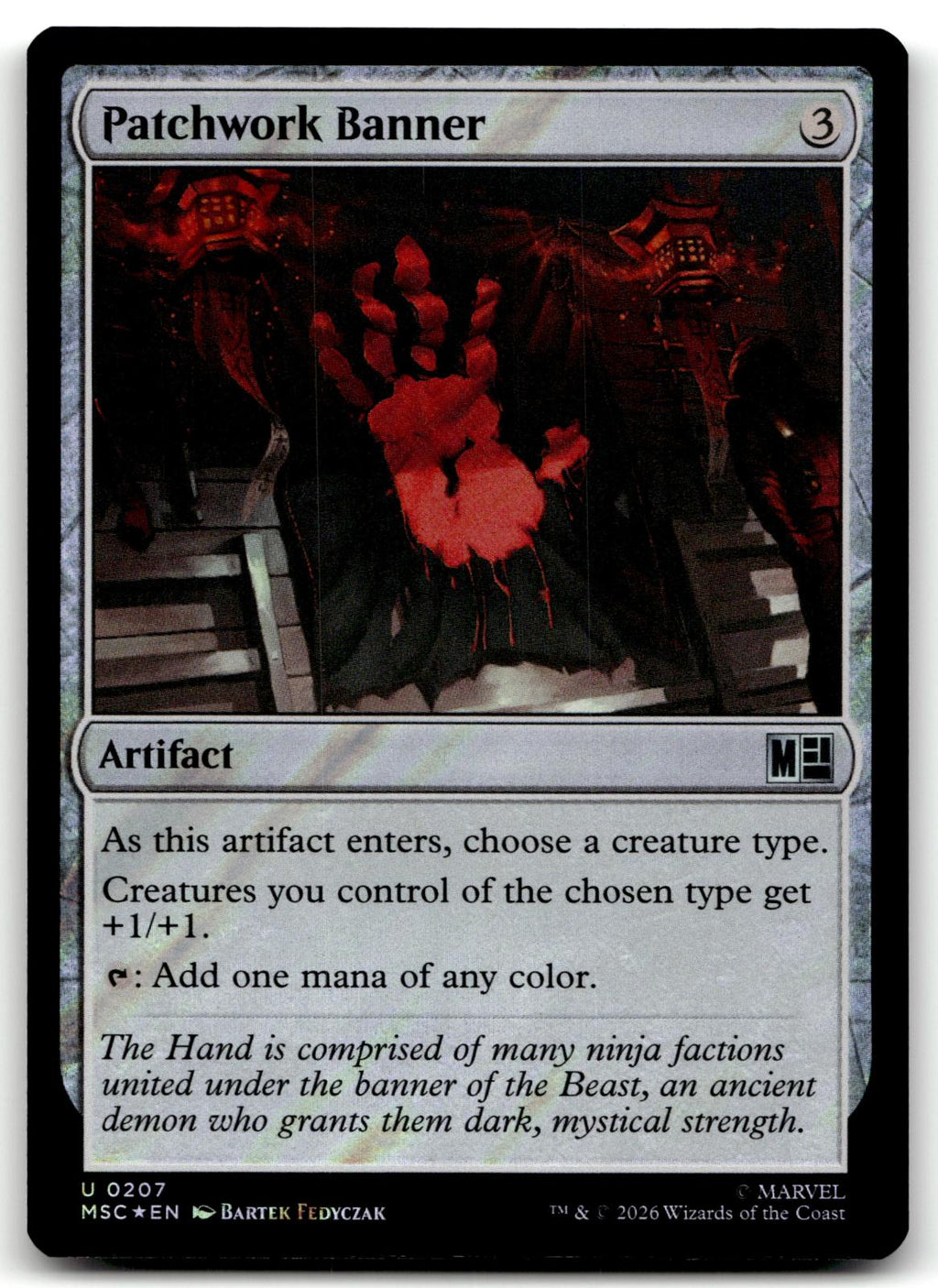 Patchwork Banner (Surge Foil) 207 Holo Commander: Marvel Super Heroes