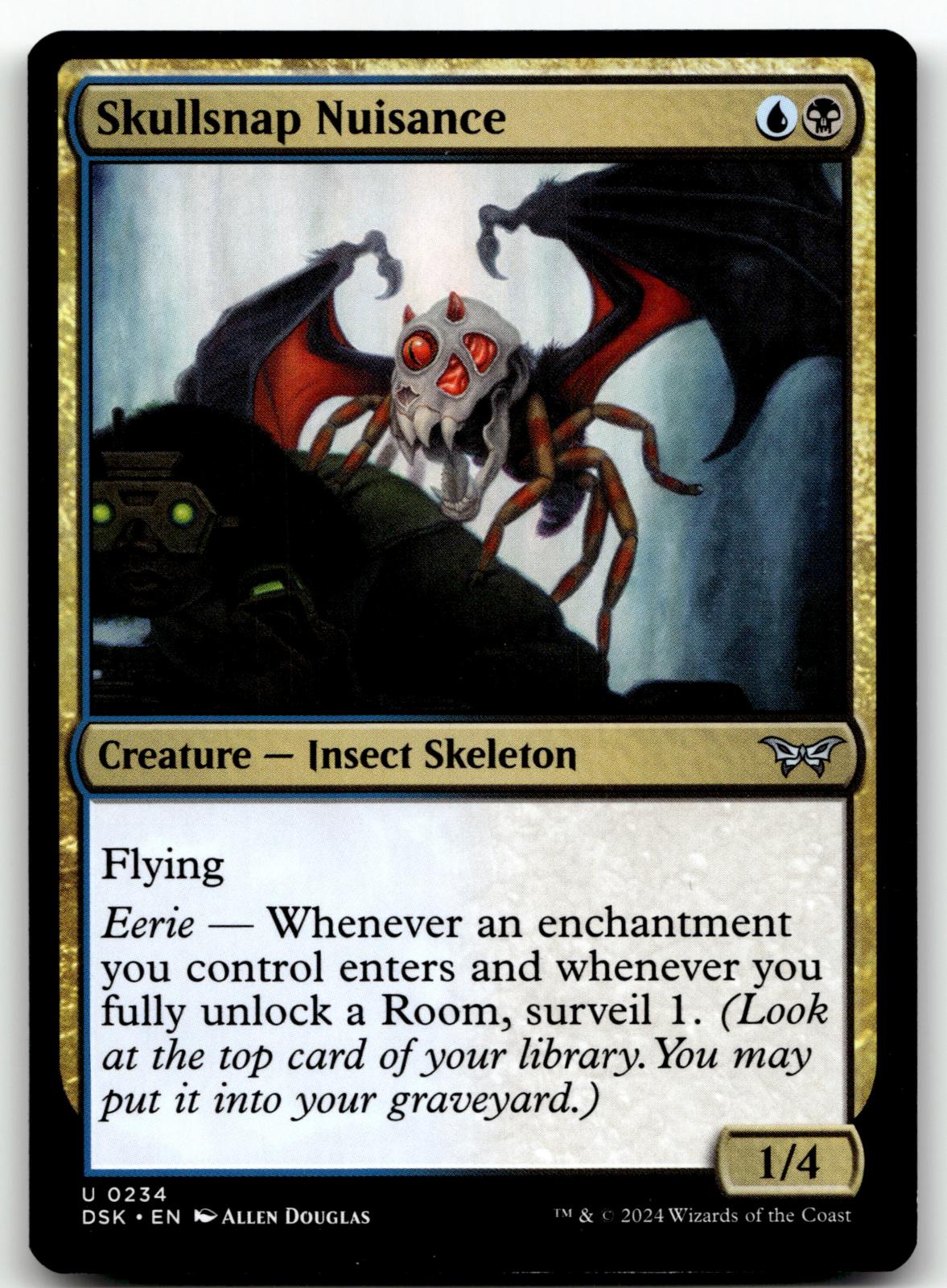 Skullsnap Nuisance 234 Duskmourn: House of Horror Magic: The Gathering NM