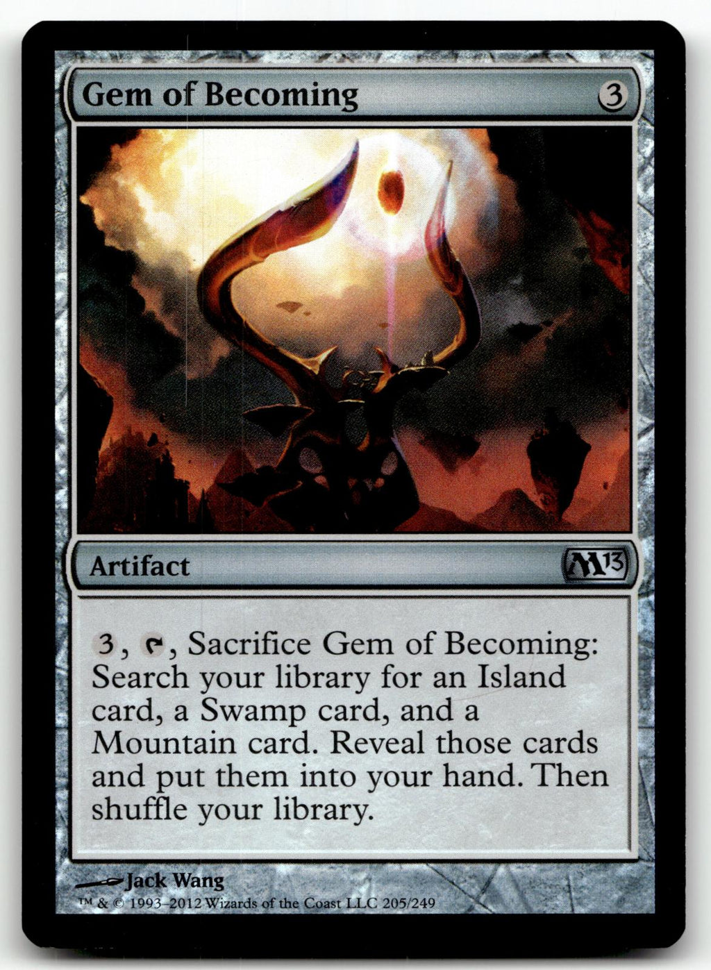 Gem of Becoming 205 Uncommon Magic 2013 (M13) Magic: The Gathering Foil NM