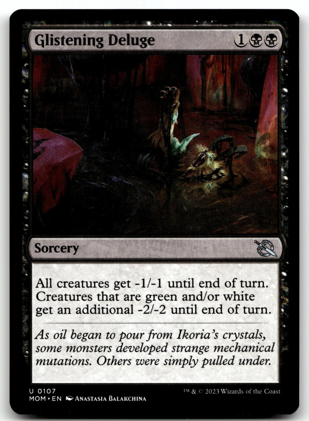 Glistening Deluge 107 Uncommon March of the Machine Magic: The Gathering NM