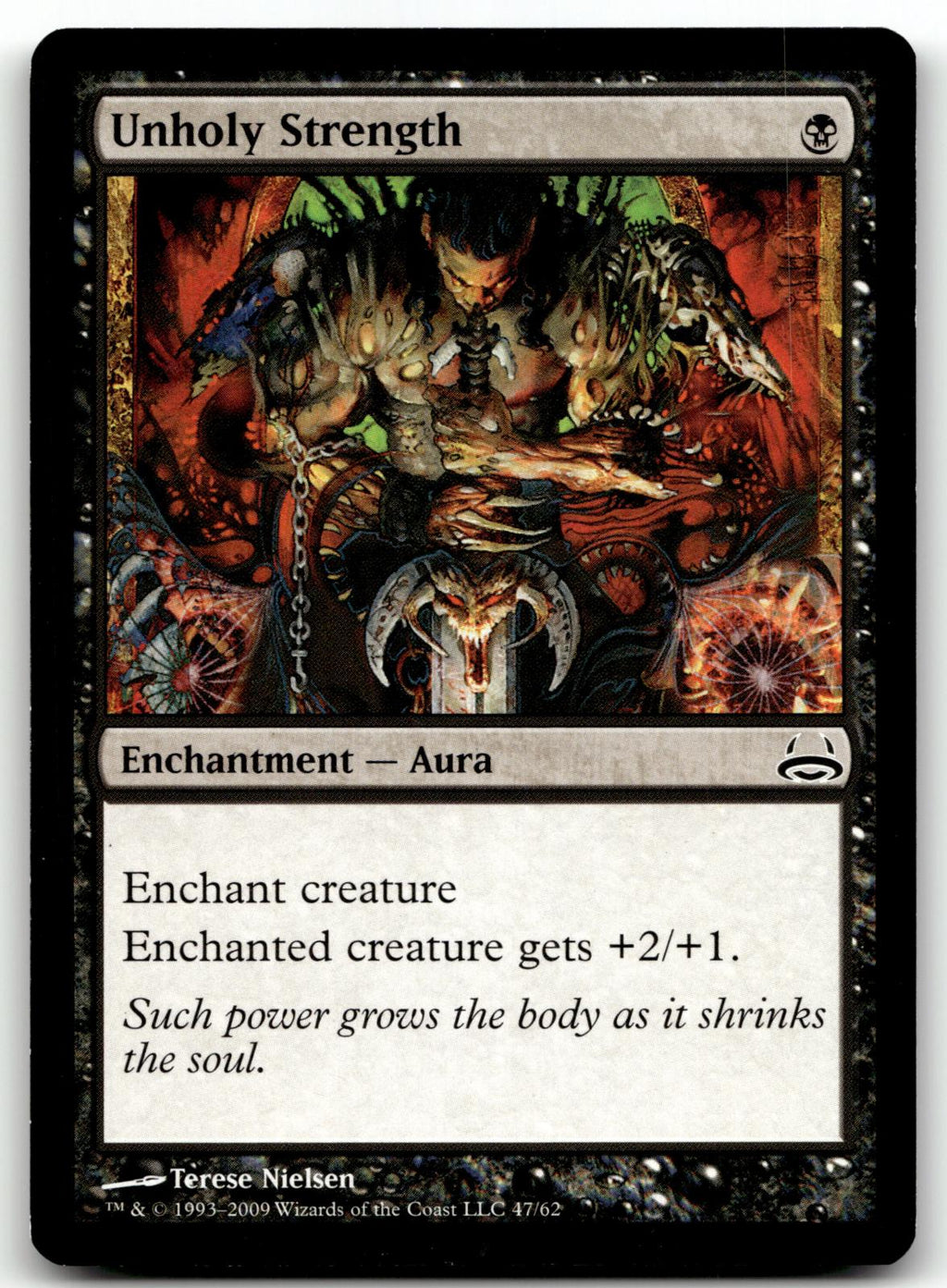 Unholy Strength 47 Common Duel Decks: Divine vs. Demonic Magic: The Gathering NM