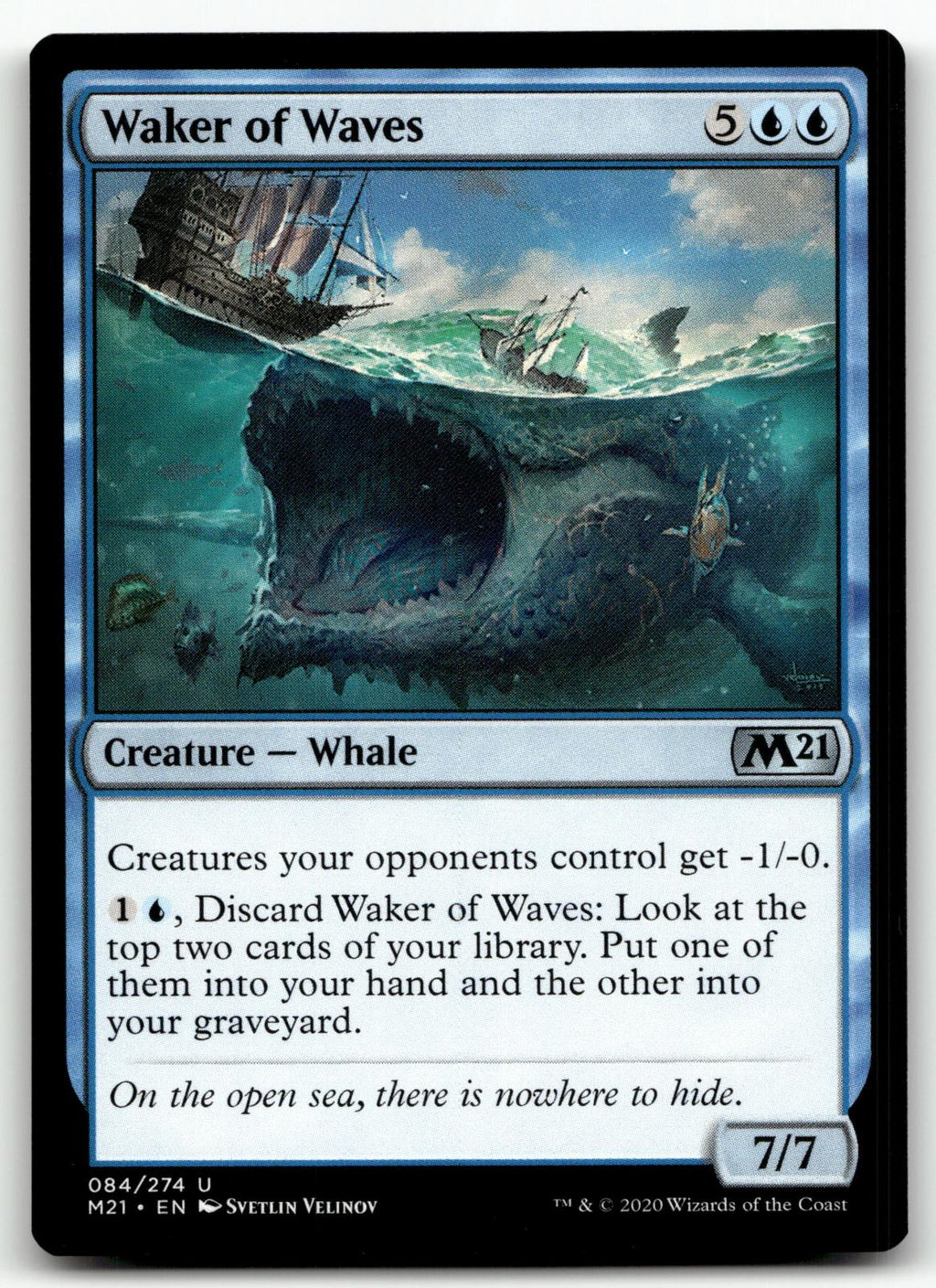 Waker of Waves 84 Uncommon Core Set 2021 Magic: The Gathering Near Mint