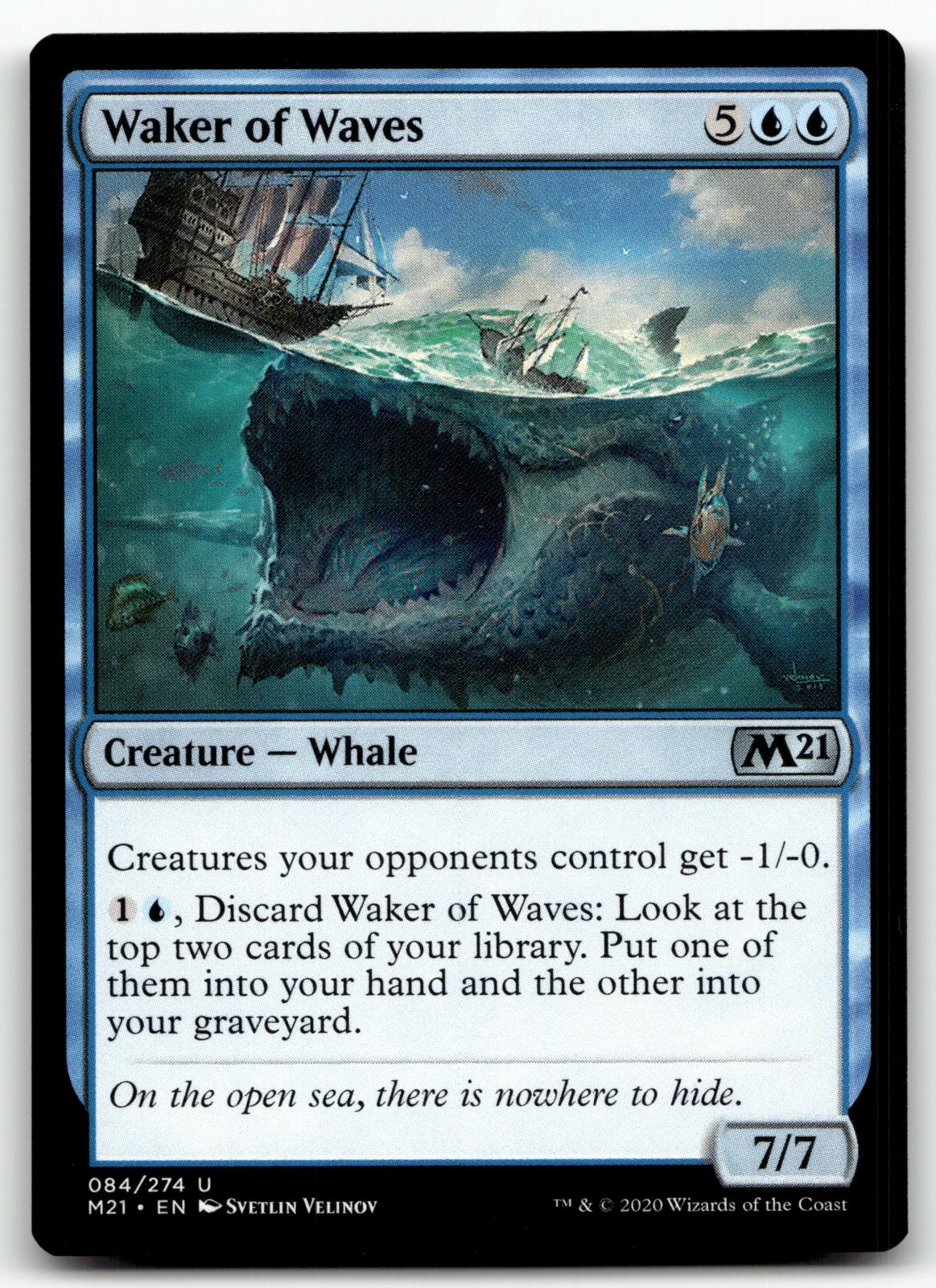 Waker of Waves 84 Uncommon Core Set 2021 Magic: The Gathering Near Mint