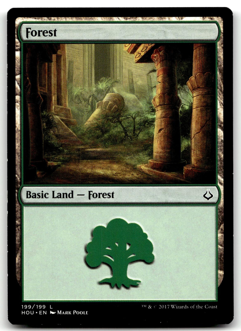 Forest (199) 199 Land Hour of Devastation Magic: The Gathering Near Mint