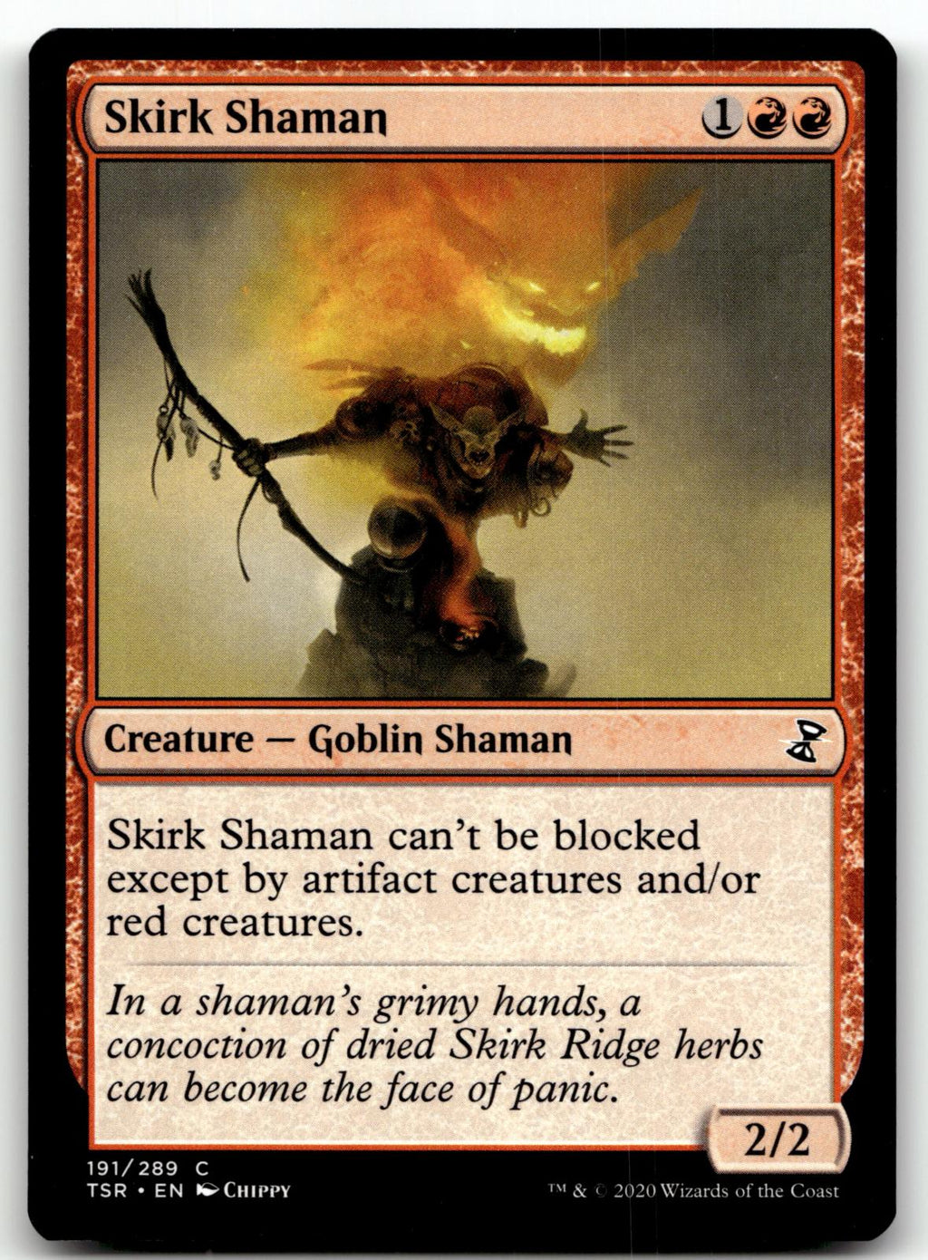Skirk Shaman 191 Common Time Spiral: Remastered Magic: The Gathering Near Mint