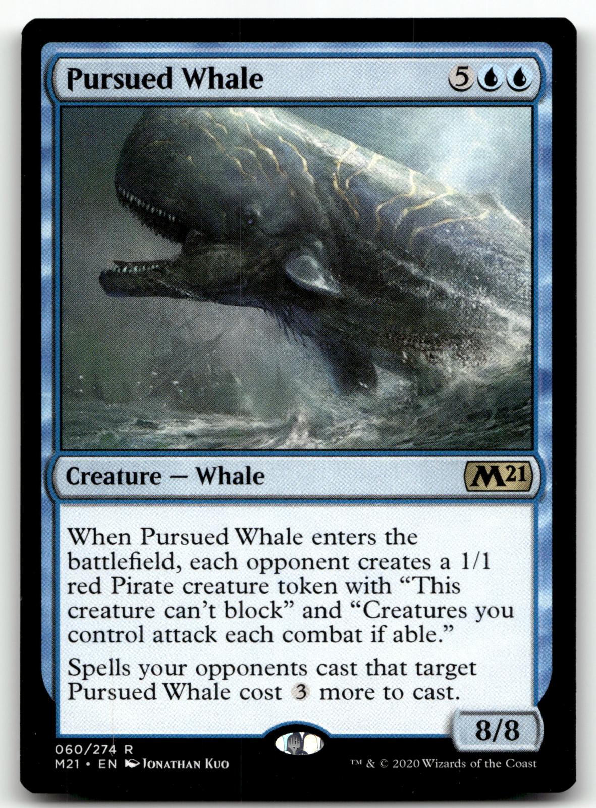 Pursued Whale 60 Rare Core Set 2021 Magic: The Gathering Near Mint