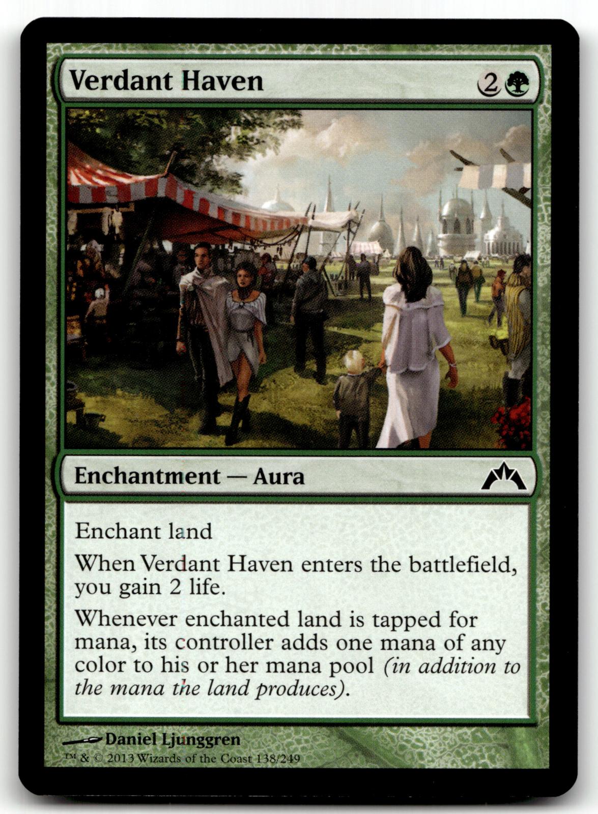 Verdant Haven 138 Common Gatecrash Magic: The Gathering Near Mint