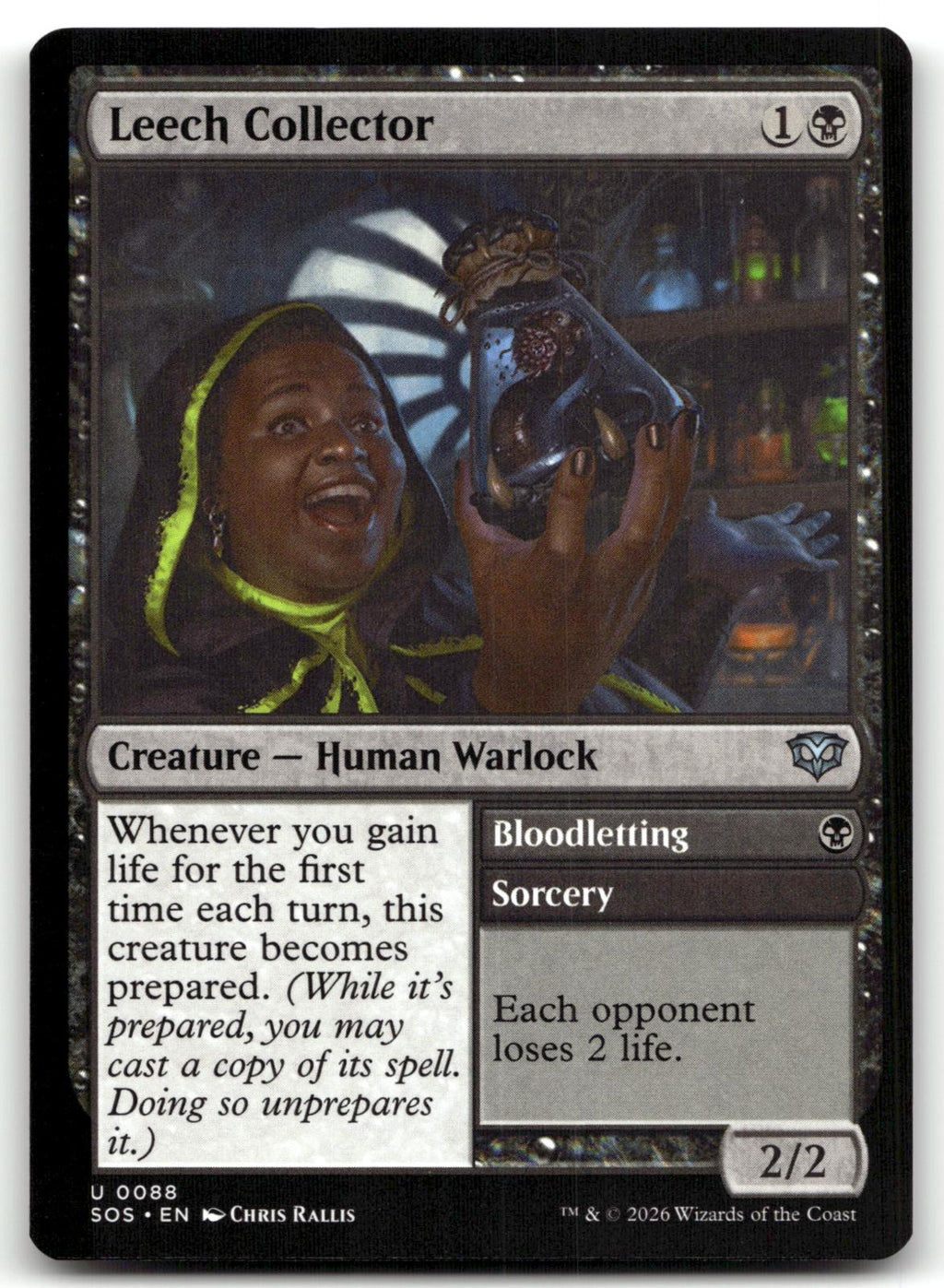 Leech Collector 88 Uncommon Secrets of Strixhaven Magic: The Gathering Near Mint