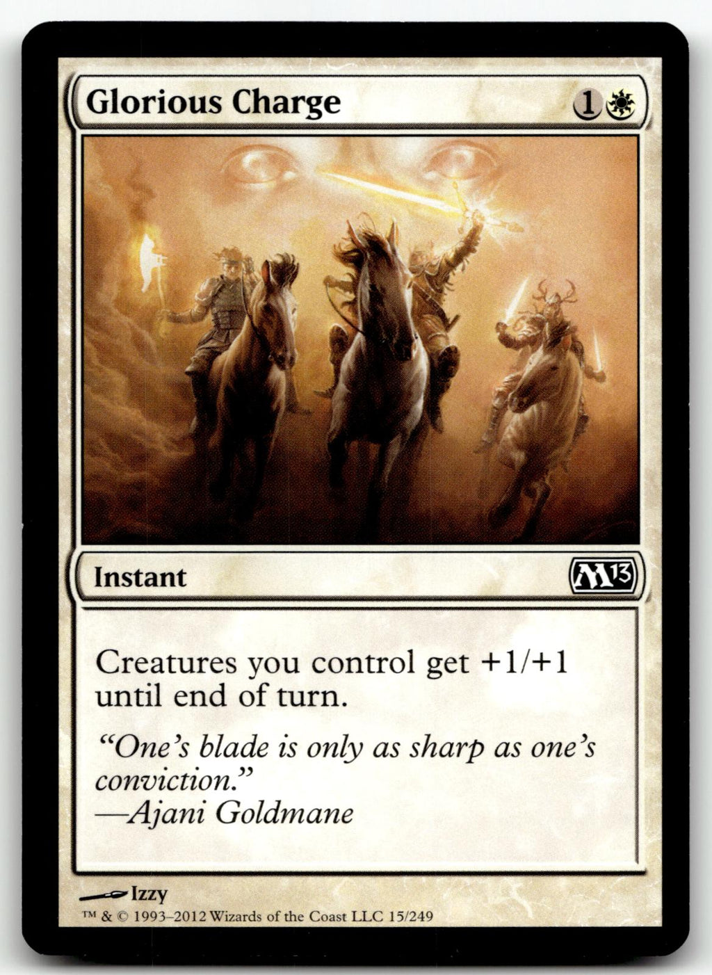 Glorious Charge 15 Common Magic 2013 (M13) Magic: The Gathering Near Mint