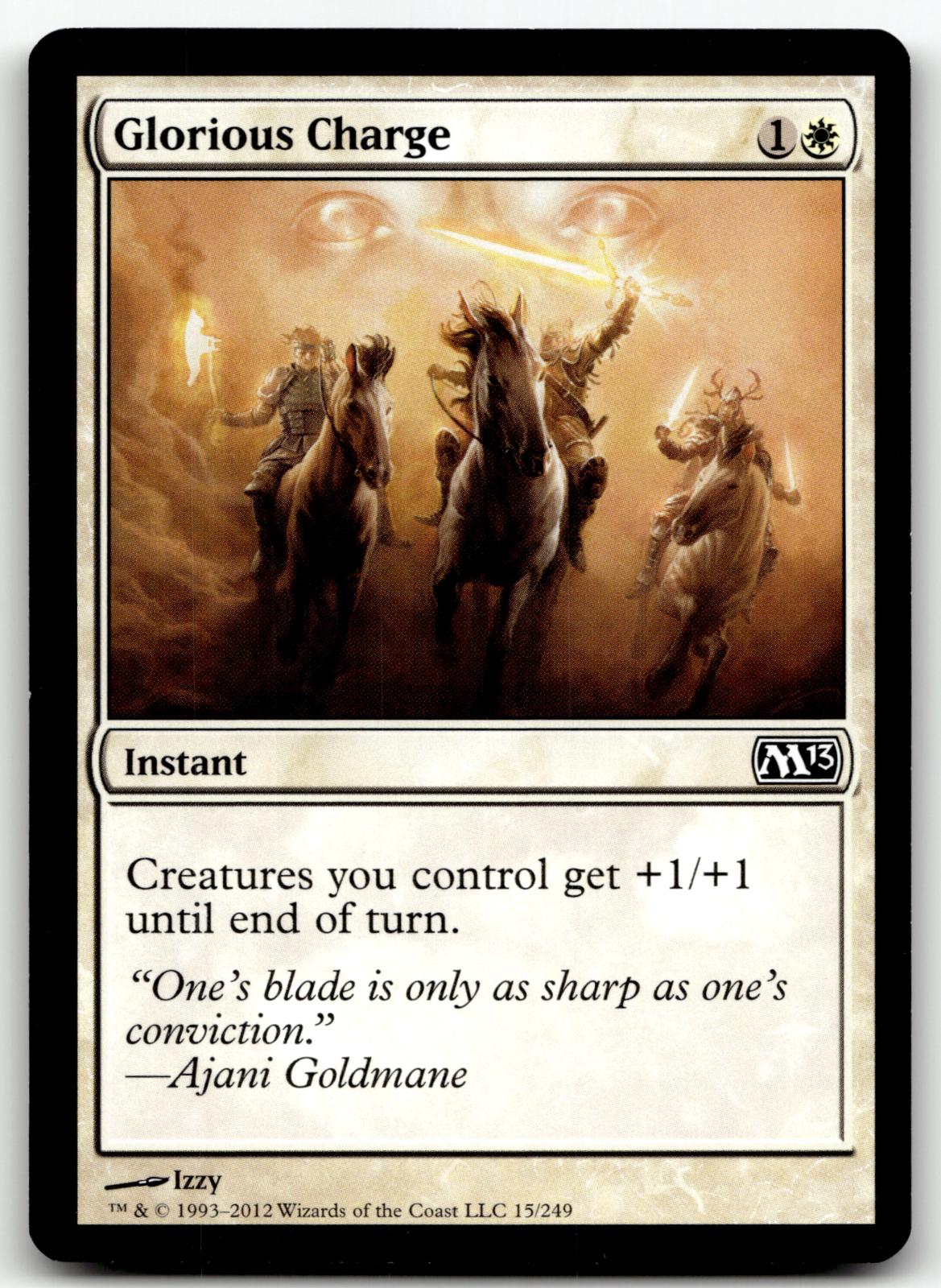 Glorious Charge 15 Common Magic 2013 (M13) Magic: The Gathering Near Mint