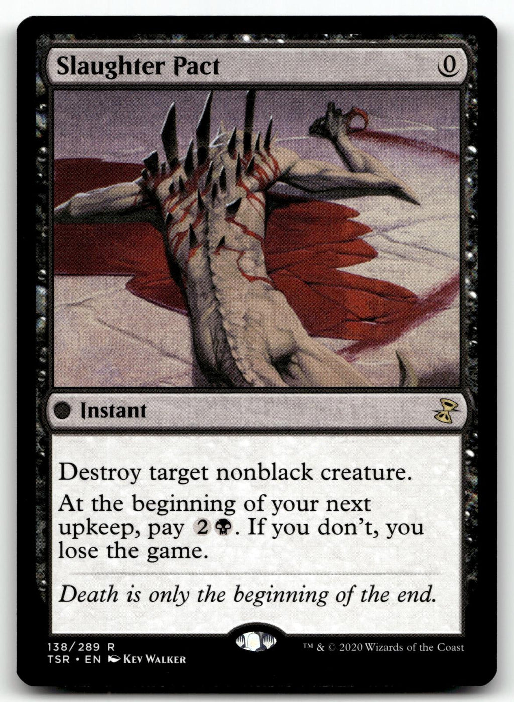 Slaughter Pact 138 Rare Time Spiral: Remastered Magic: The Gathering Near Mint