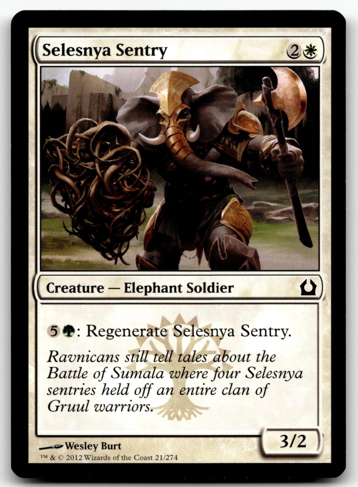Selesnya Sentry 21 Common Return to Ravnica Magic: The Gathering Near Mint