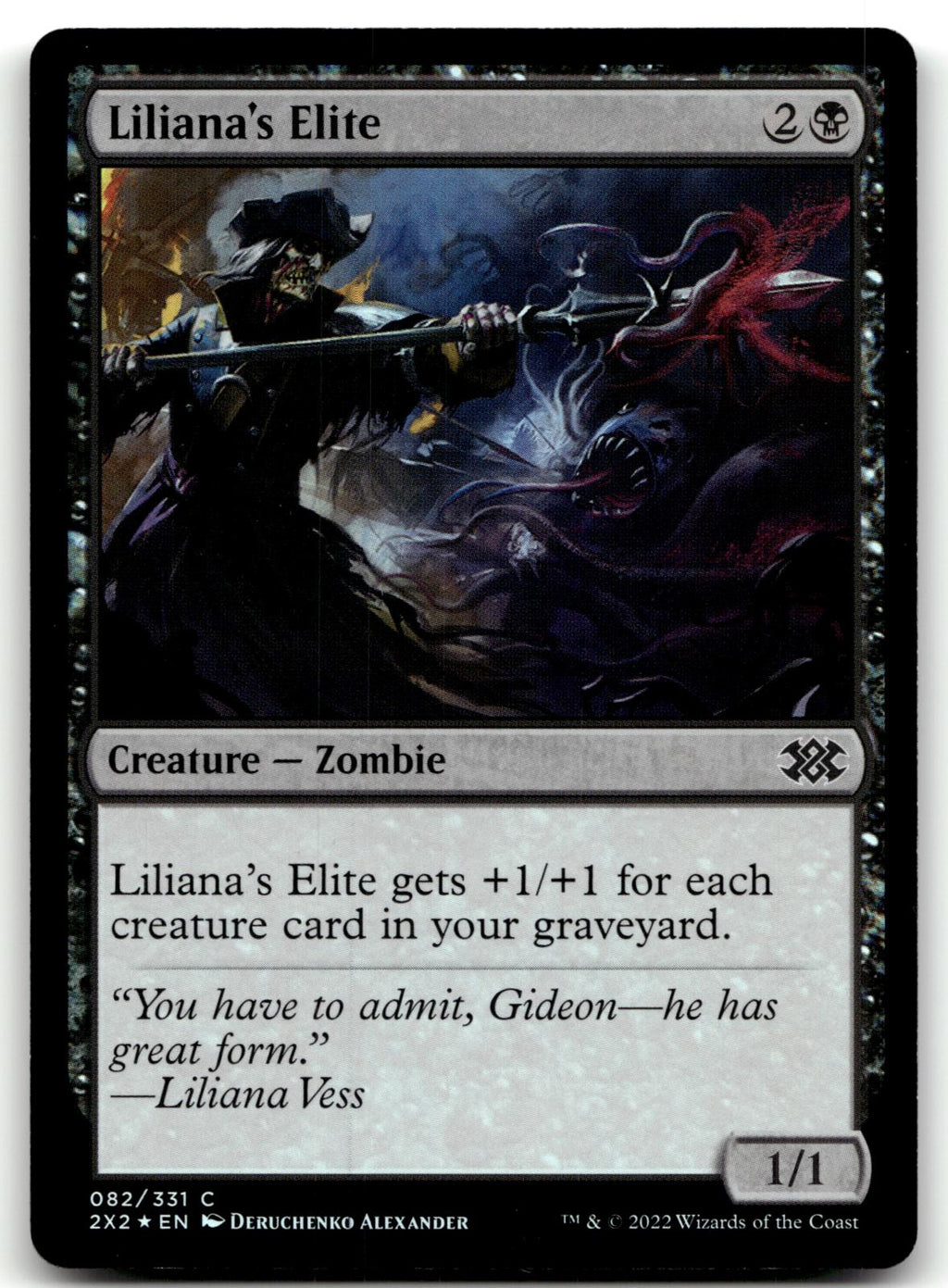 Liliana's Elite 82 Common Double Masters 2022 Magic: The Gathering Foil NM