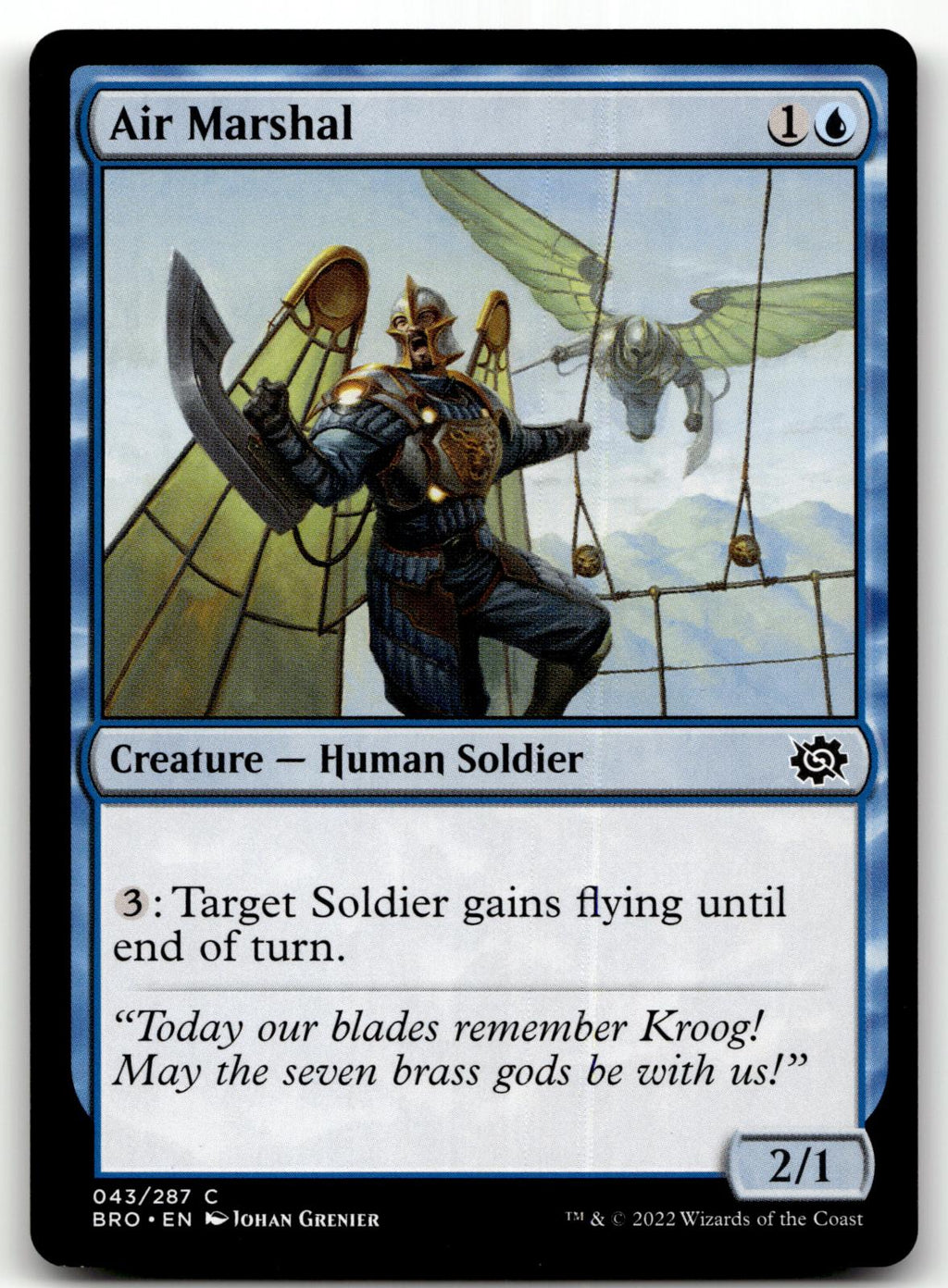 Air Marshal 43 Common The Brothers' War Magic: The Gathering Near Mint
