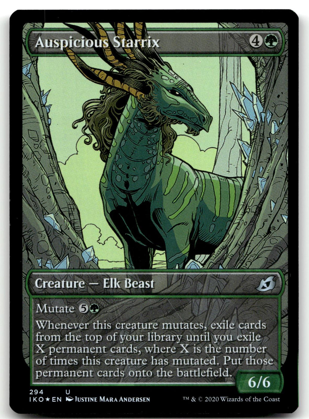 Auspicious Starrix (Showcase) 294 Ikoria: Lair of Behemoths Magic: The Gathering Foil NM