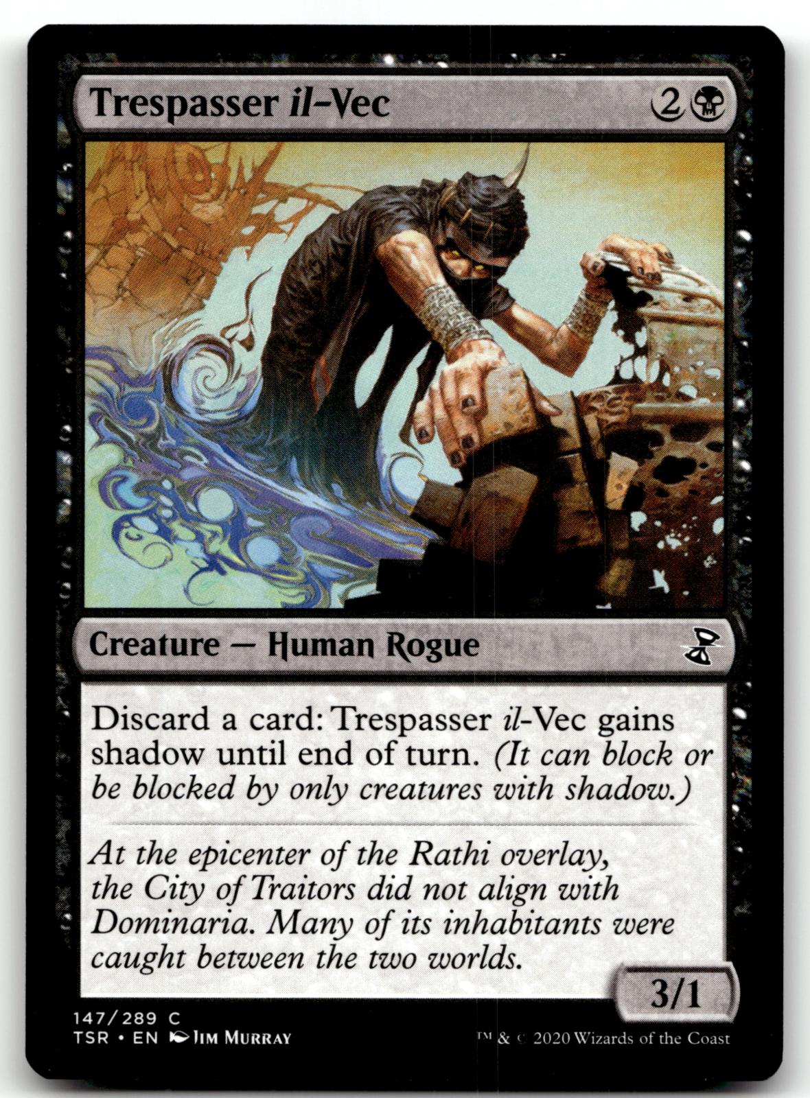 Trespasser il-Vec 147 Common Time Spiral: Remastered Magic: The Gathering NM